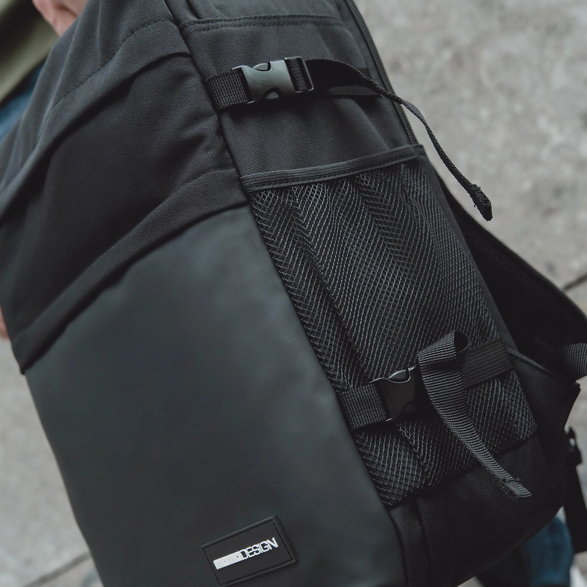 Momodesign Zaino Bagaglio a Mano Alpha Travel Nero - Image 5
