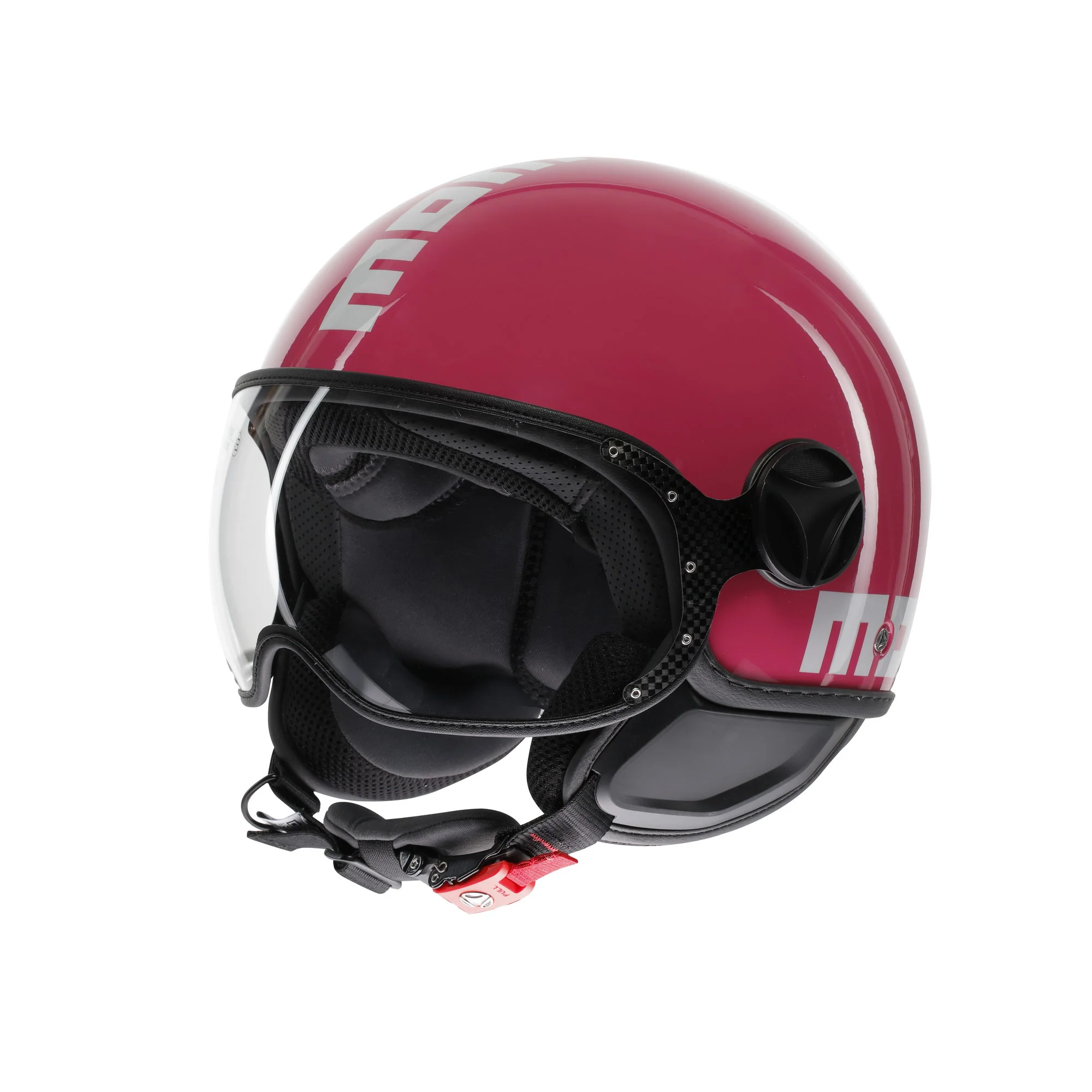 Casco moto jet FGTR CLASSIC Candy E2206 Fucsia / bianco - Image 3