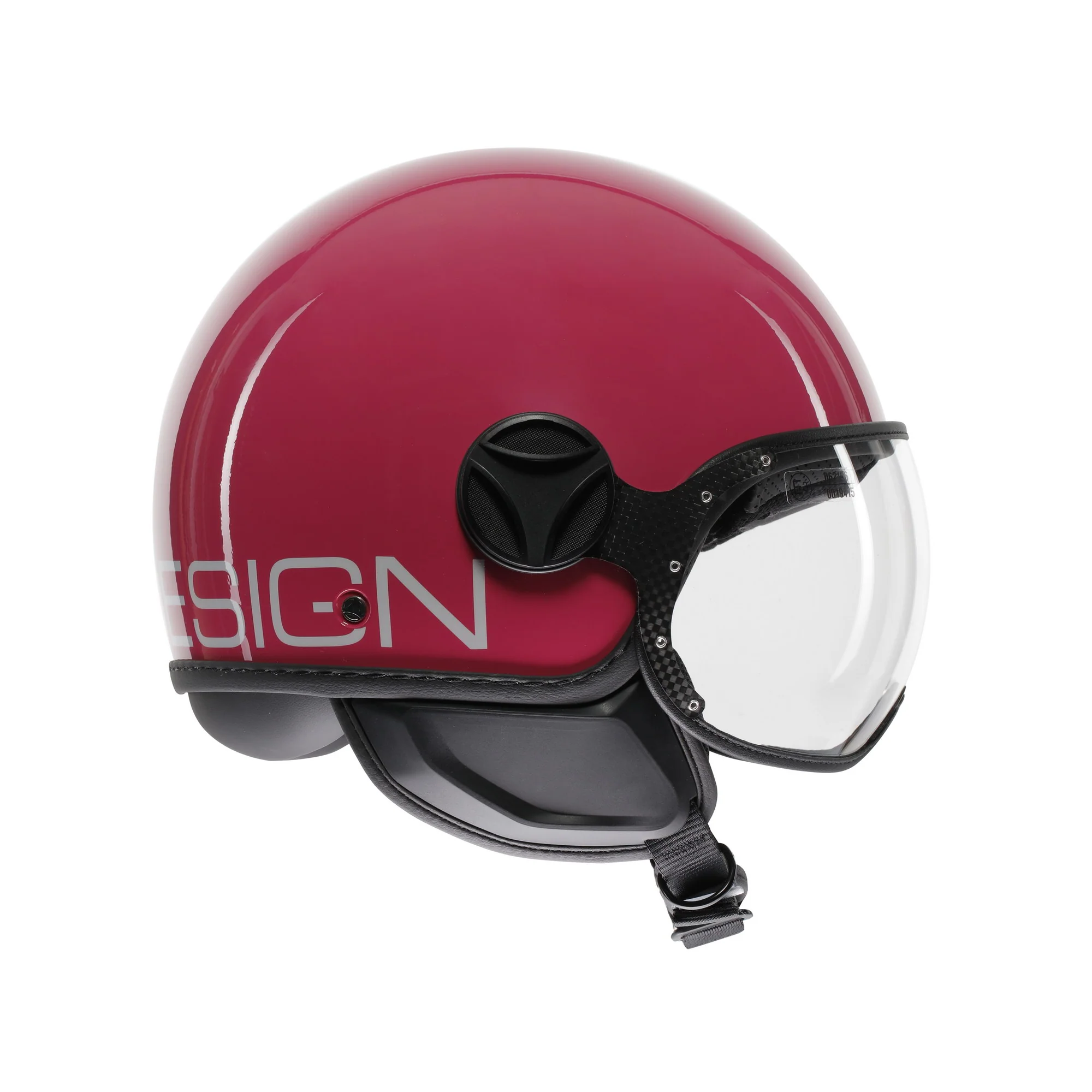 Casco moto jet FGTR CLASSIC Candy E2206 Fucsia / bianco - Image 5