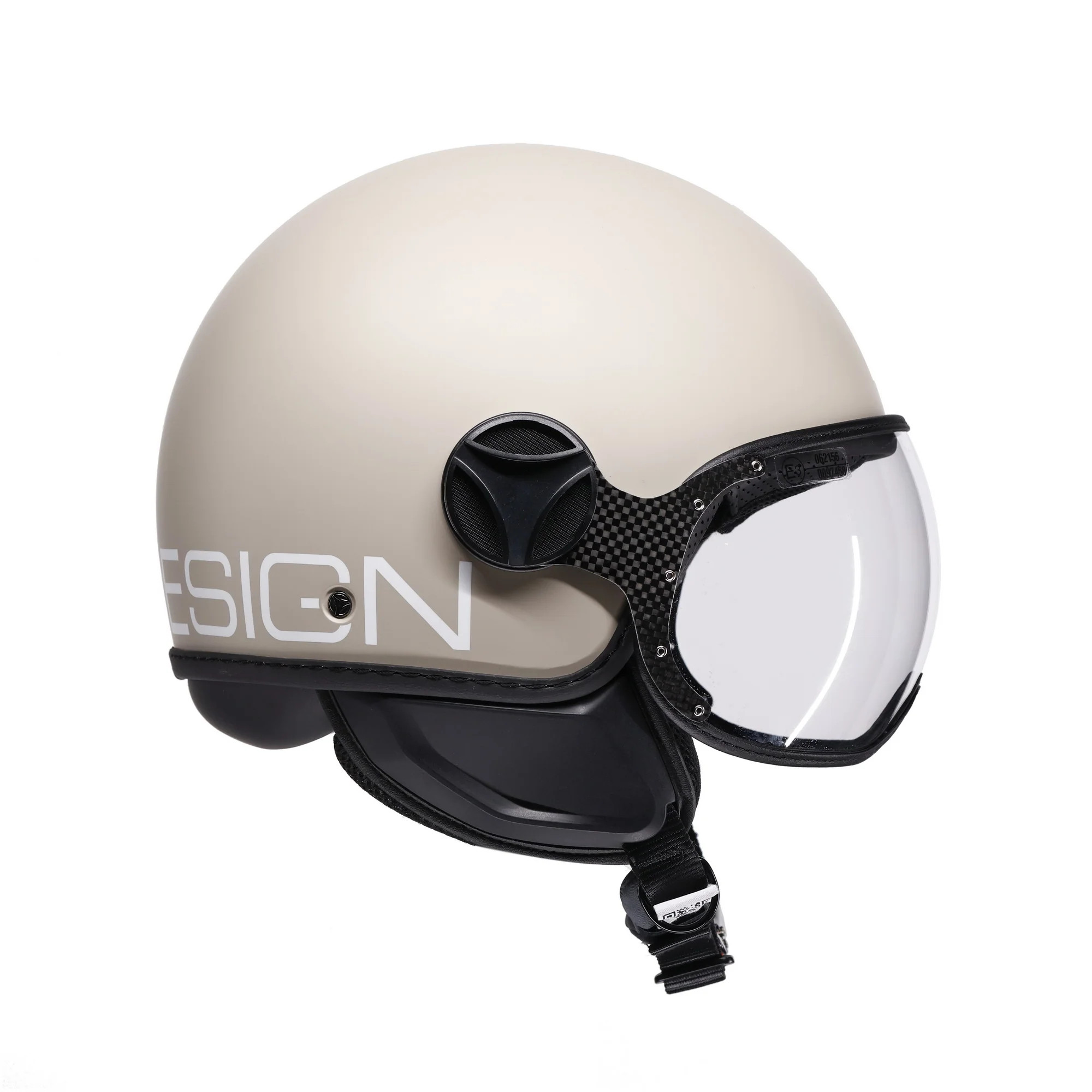 Casco moto jet FGTR CLASSIC Candy E2206 Malto / bianco - Image 5