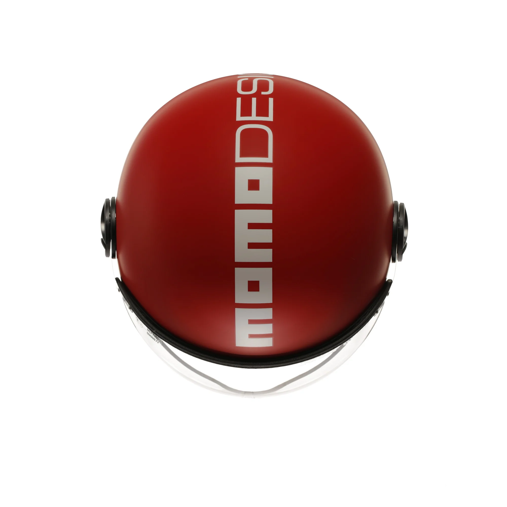 Casco moto jet FGTR CLASSIC Candy E2206 Rosso opaco / bianco - Image 7