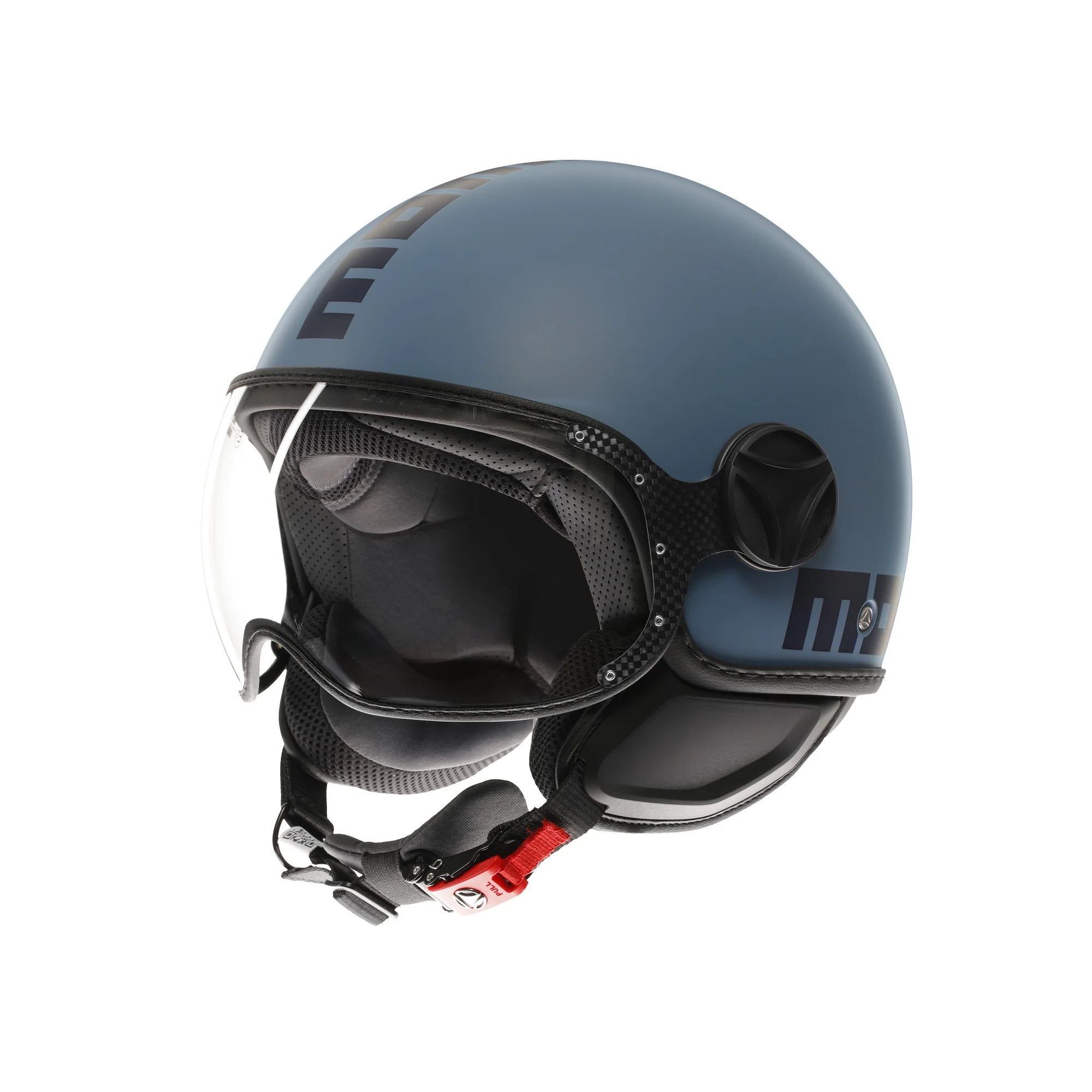 Casco moto jet FGTR CLASSIC Mono E2206 Blu / blu - Image 4