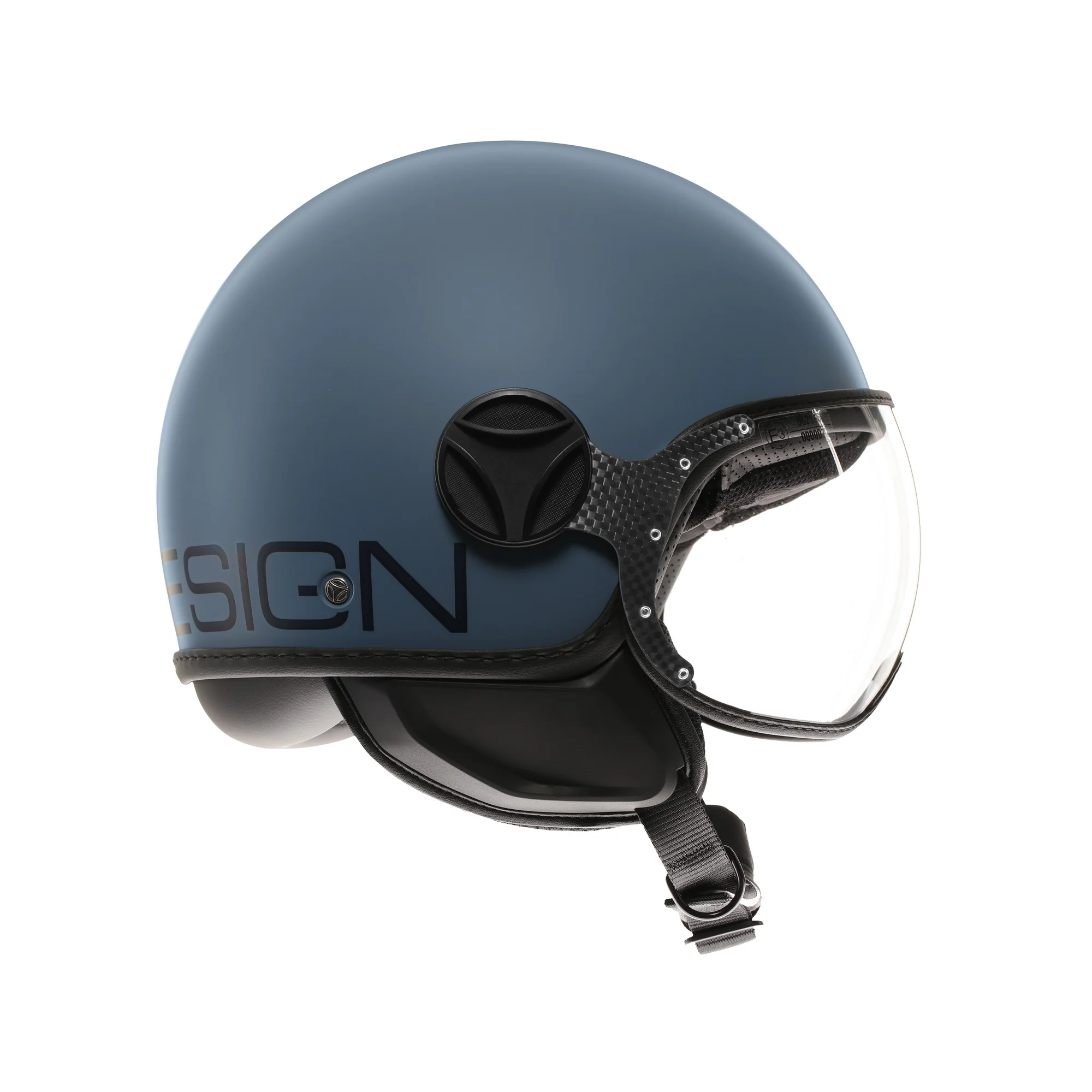 Casco moto jet FGTR CLASSIC Mono E2206 Blu / blu - Image 6