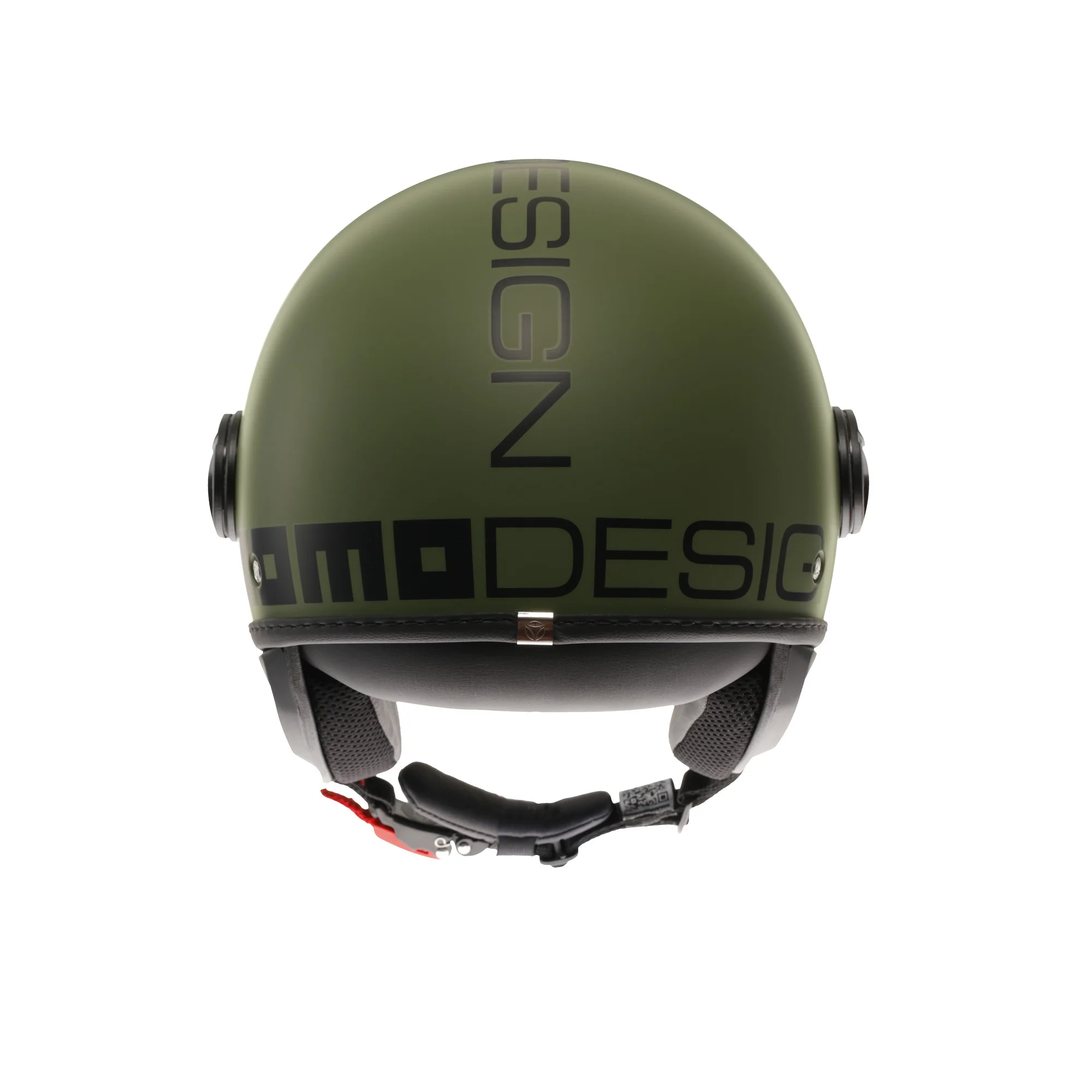 Casco moto jet FGTR CLASSIC Mono E2206 Verde militare opaco / nero - Image 5