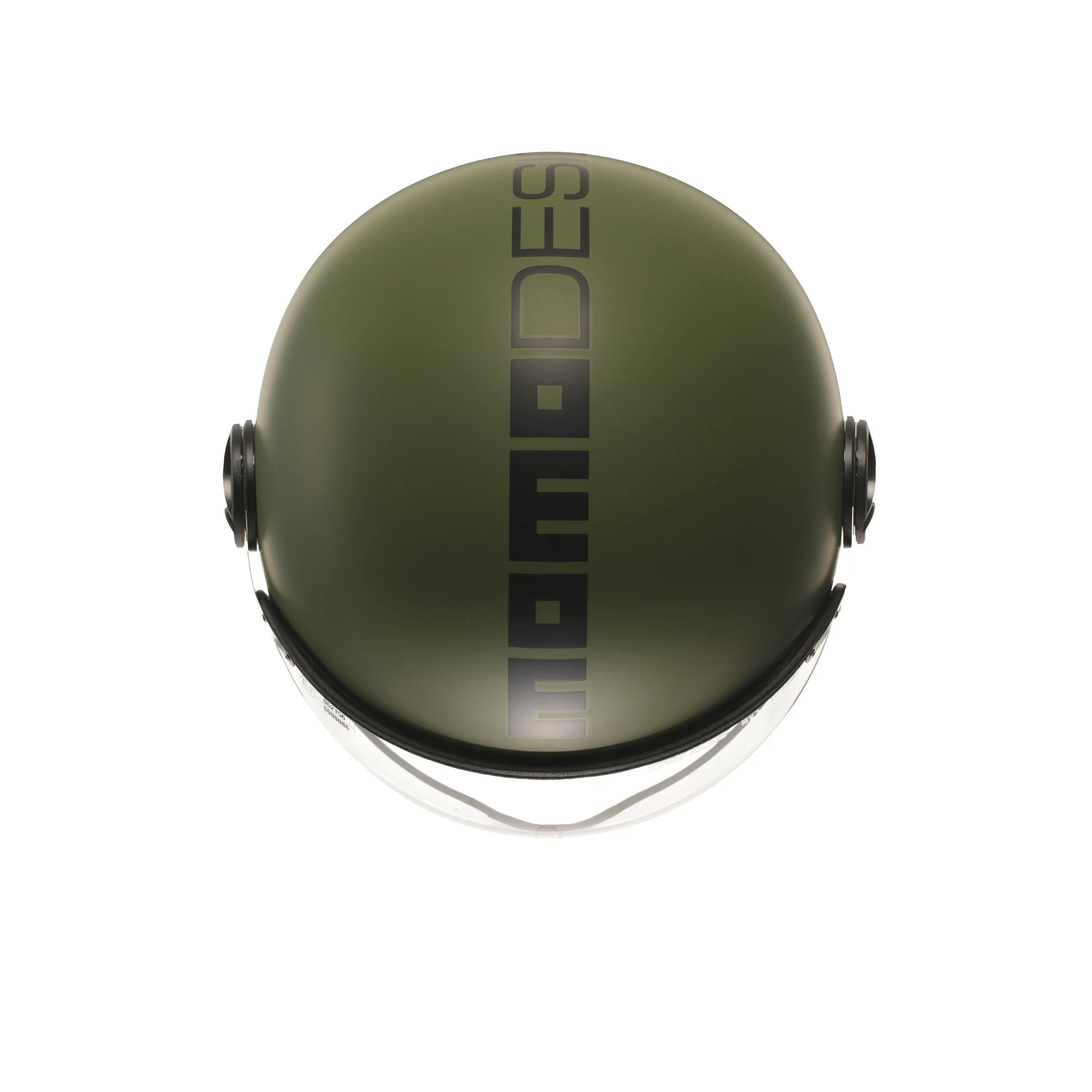 Casco moto jet FGTR CLASSIC Mono E2206 Verde militare opaco / nero - Image 7