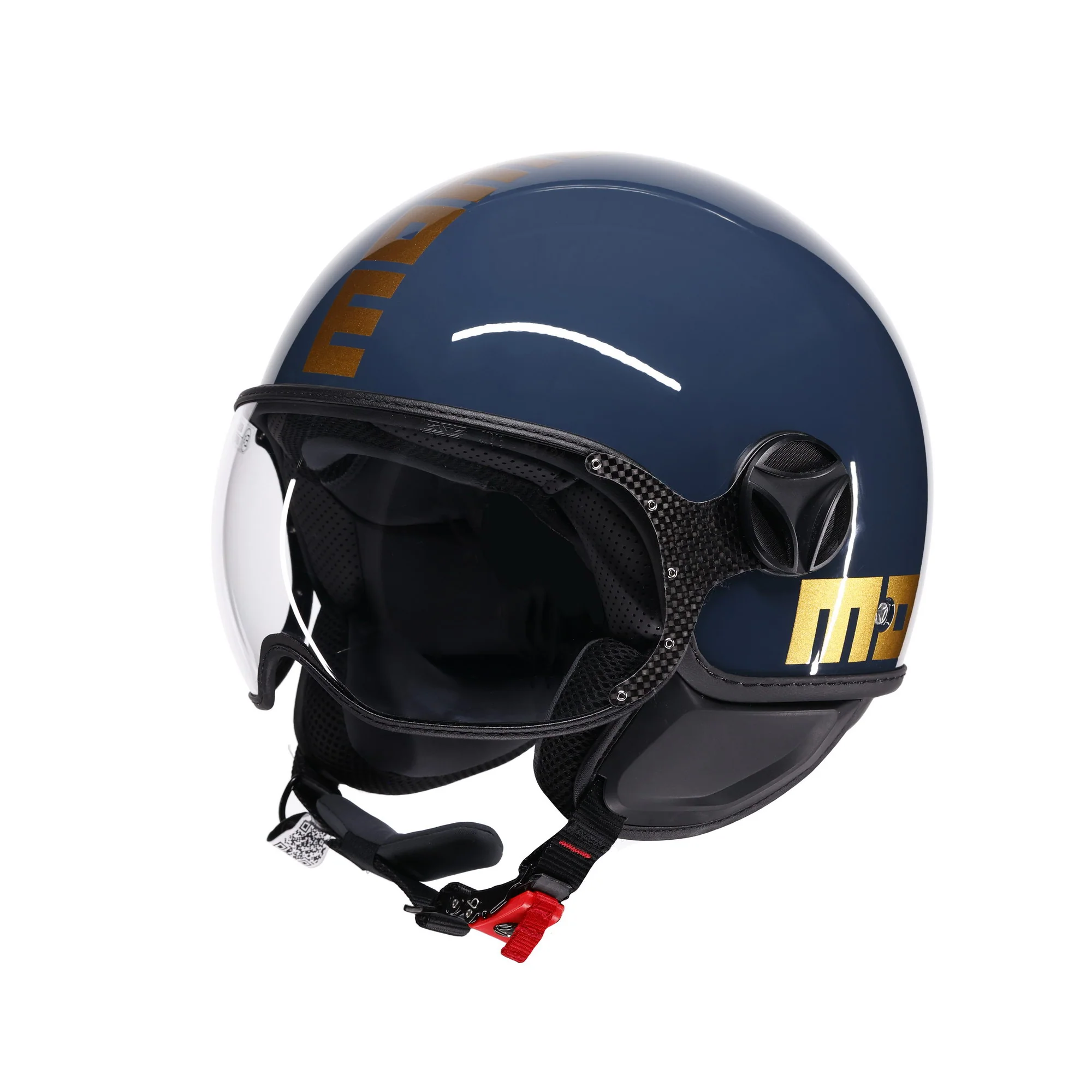 Casco moto jet FGTR CLASSIC Flip E2206 Oro / Ottone - Image 3