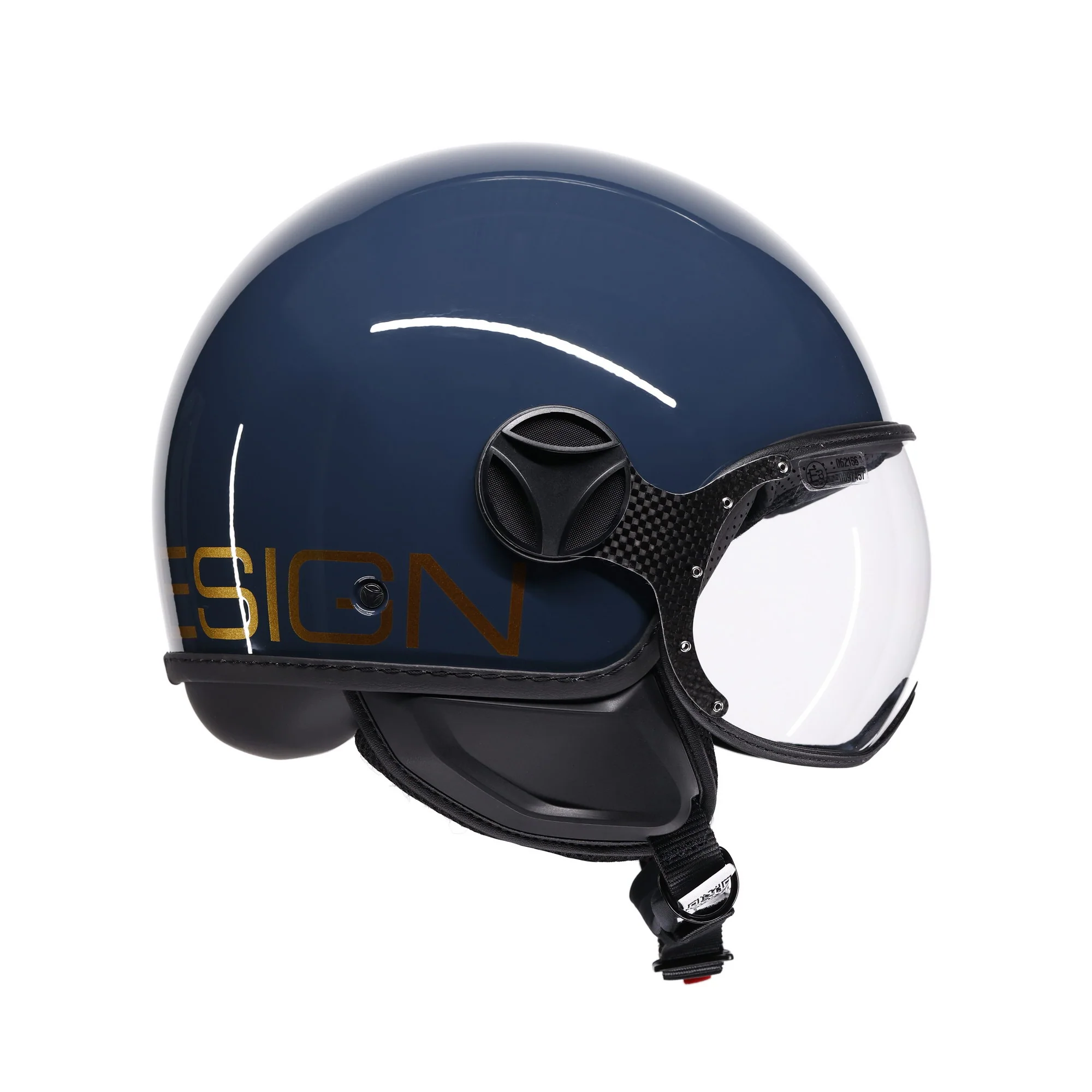 Casco moto jet FGTR CLASSIC Flip E2206 Oro / Ottone - Image 5