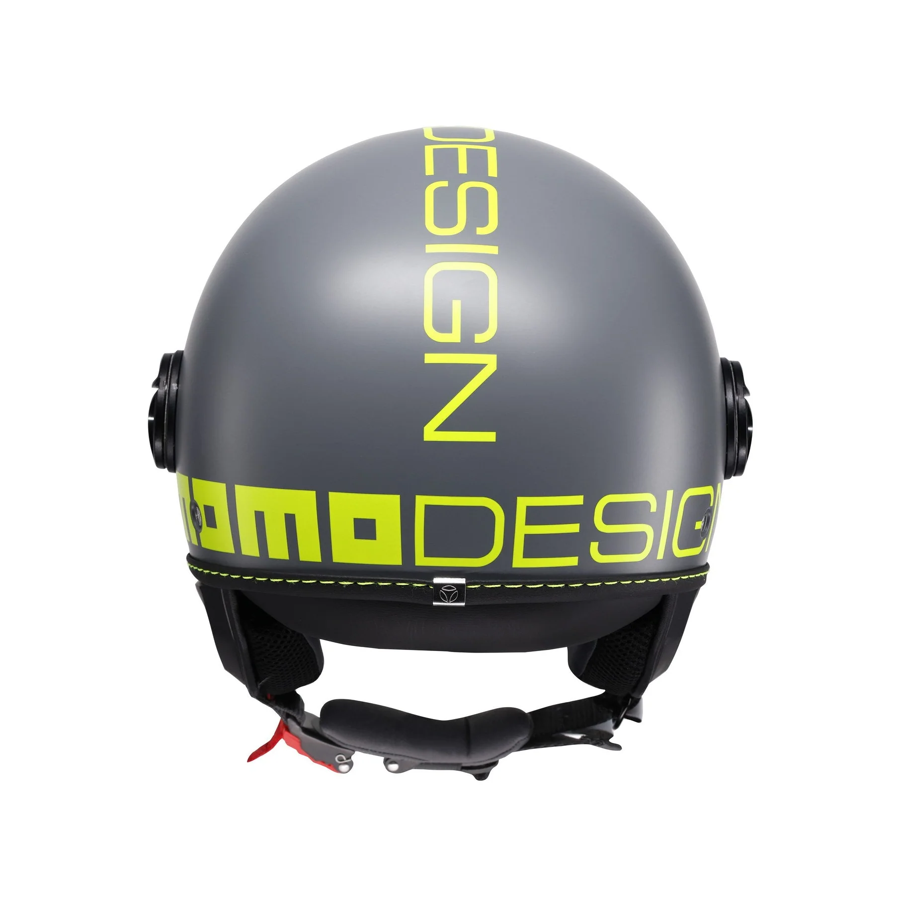 Casco moto jet FGTR CLASSIC Fluo E2206 Grigio opaco / Giallo fluo - Image 6