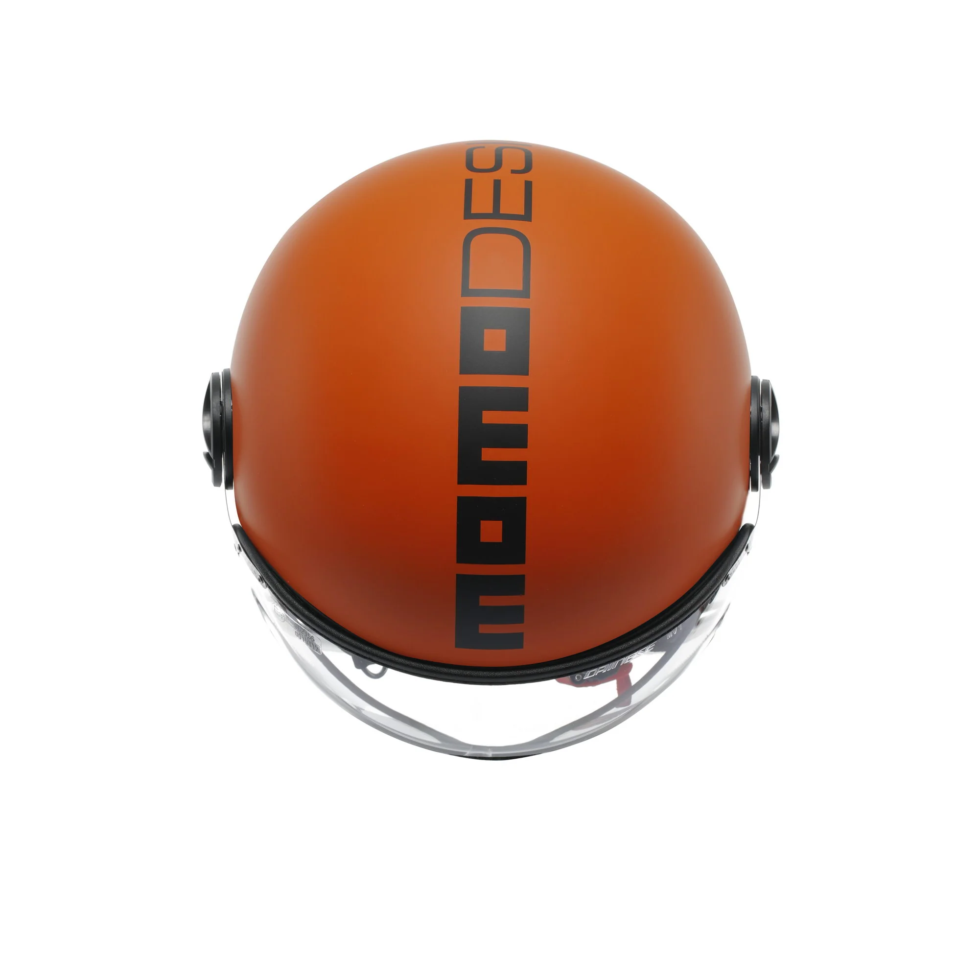 Casco moto jet FGTR CLASSIC Mono E2206 Arancione opaco / nero - Image 7