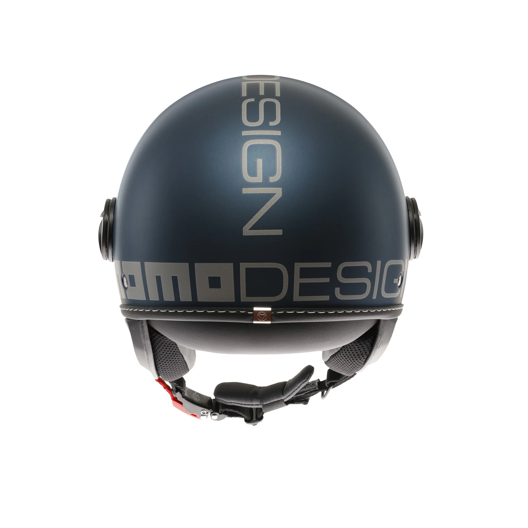 Casco moto jet FGTR EVO Mono E2206 Blu avio opaco / silver - Image 5