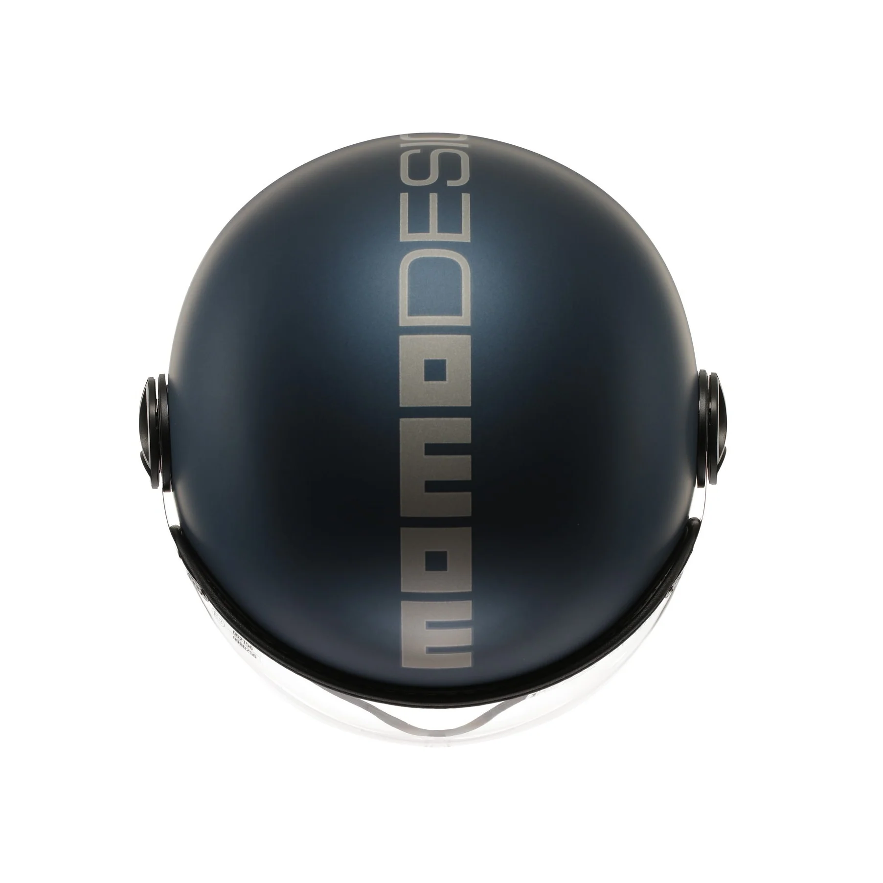 Casco moto jet FGTR EVO Mono E2206 Blu avio opaco / silver - Image 7
