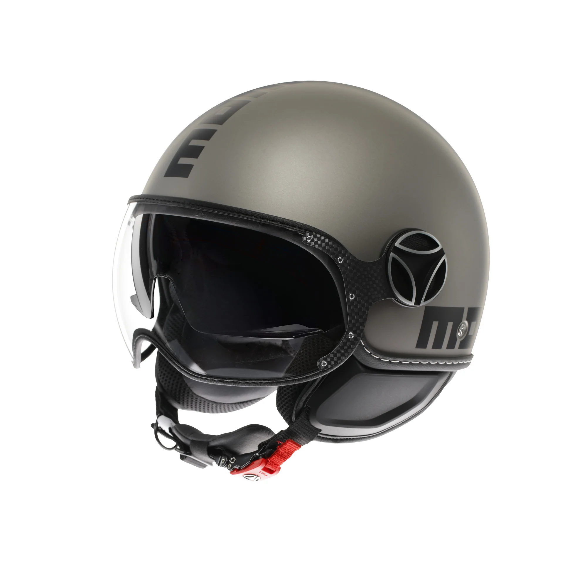 Casco moto jet FGTR EVO Mono E2206 Titanio opaco / nero - Image 4
