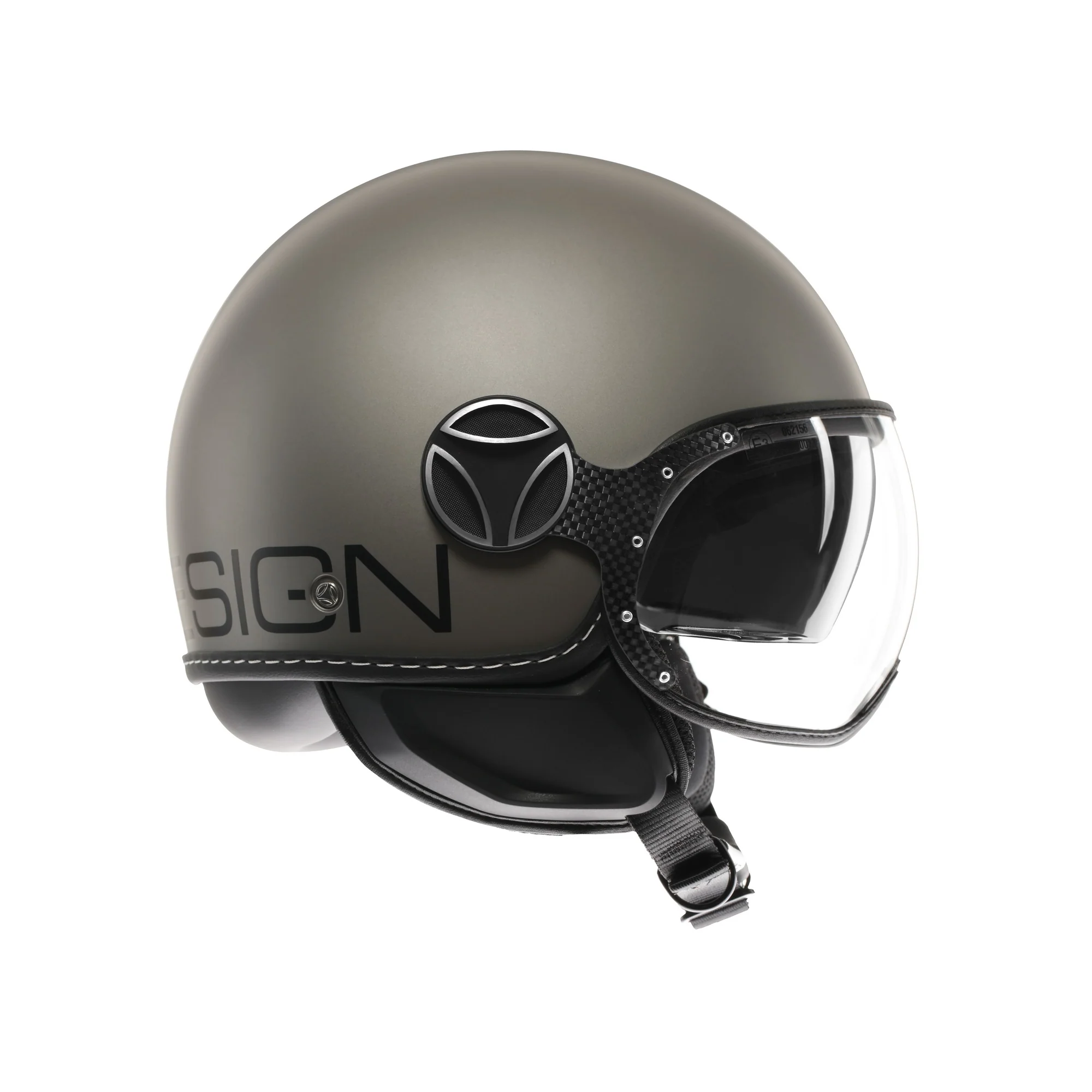 Casco moto jet FGTR EVO Mono E2206 Titanio opaco / nero - Image 6