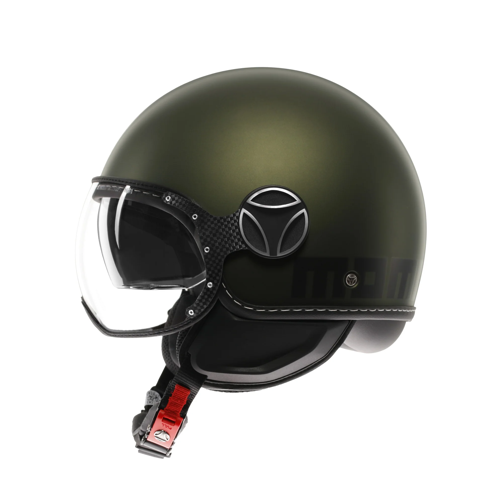 Casco moto jet FGTR EVO Mono E2206 Verde opaco / nero - Image 3