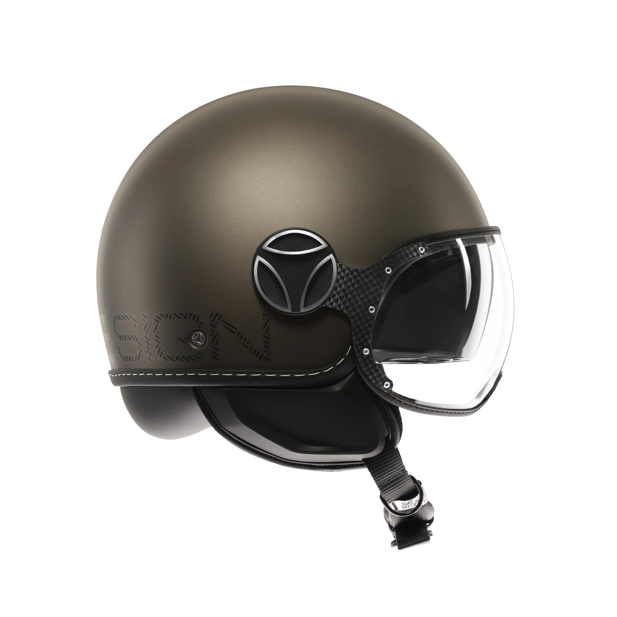 Casco moto jet FGTR EVO HIP E2206 Bronzo opaco / texture pietra - Image 6