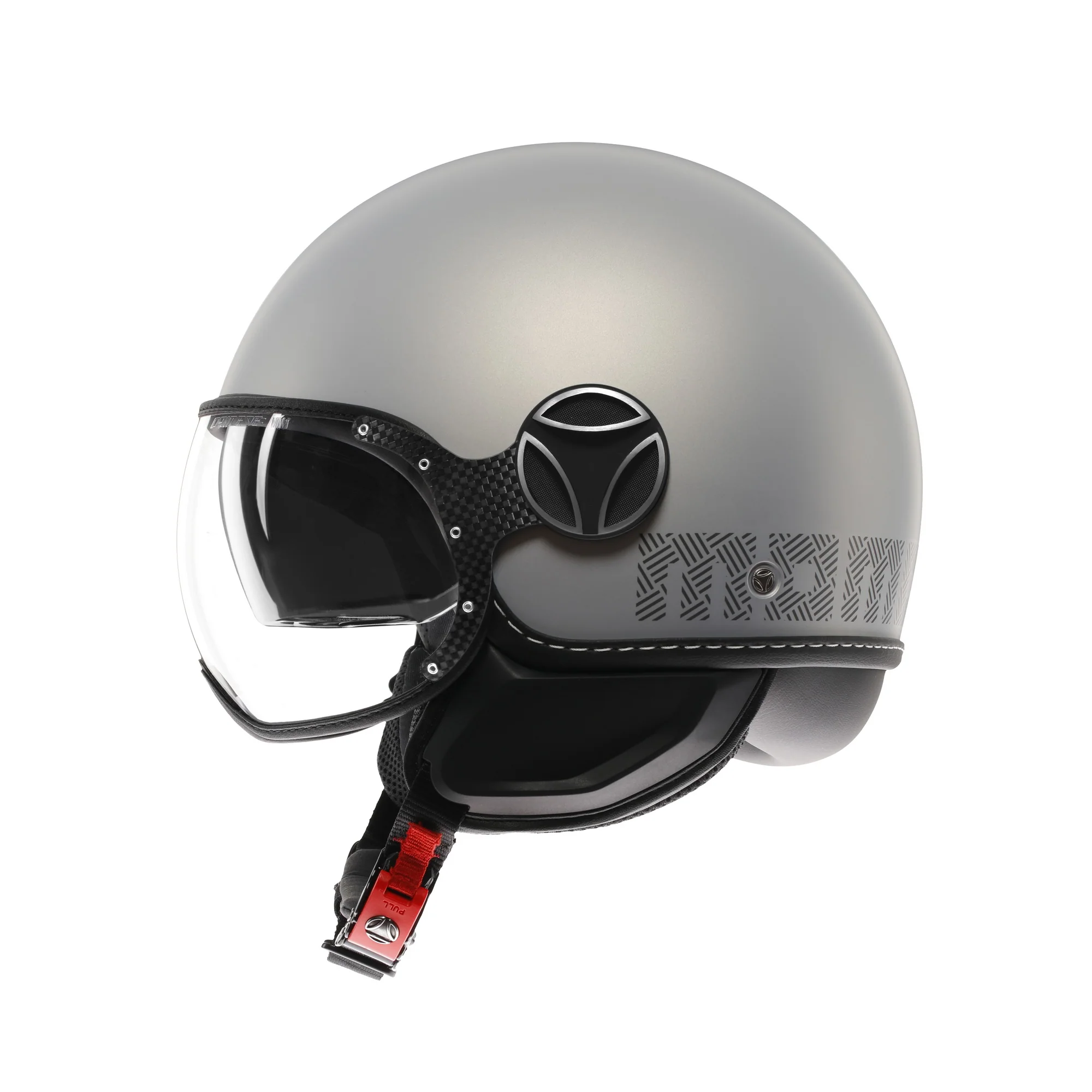 Casco moto jet FGTR EVO HIP E2206 Grigio opaco / texture grigia ceruleo - Image 3