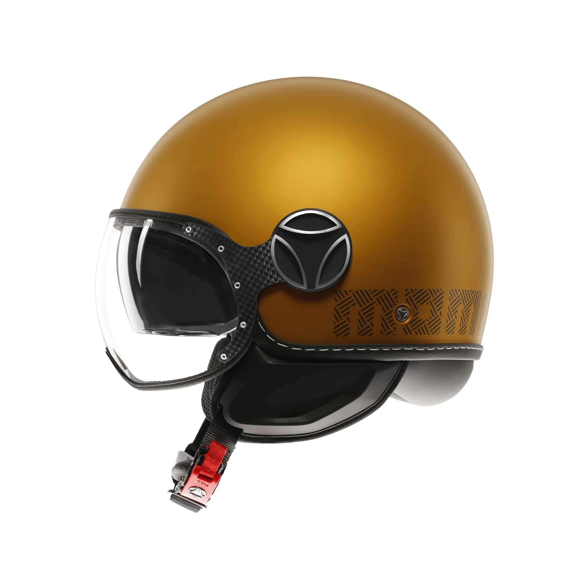 Casco moto jet FGTR EVO HIP E2206 Ocra opaco / texture grigia - Image 3