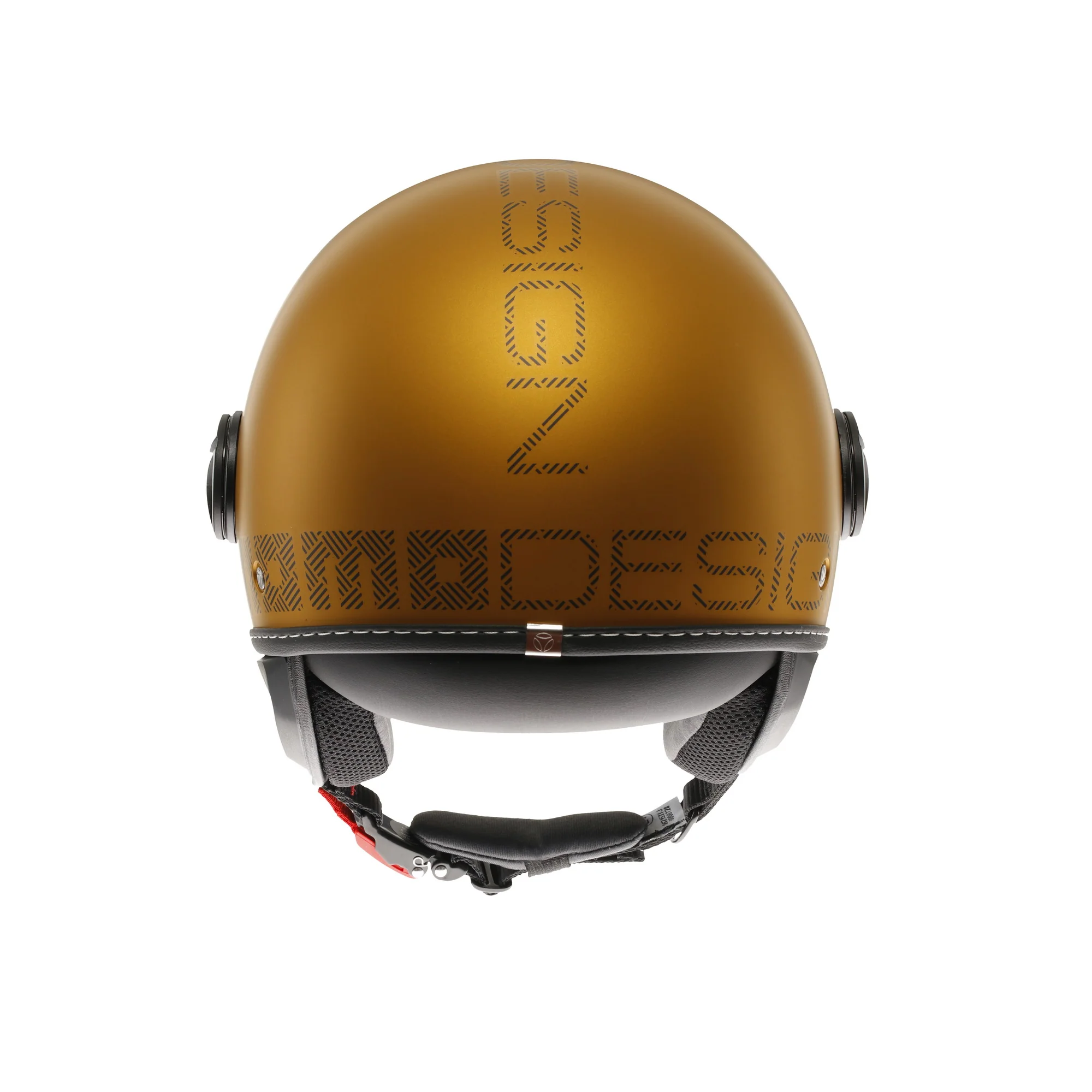 Casco moto jet FGTR EVO HIP E2206 Ocra opaco / texture grigia - Image 5