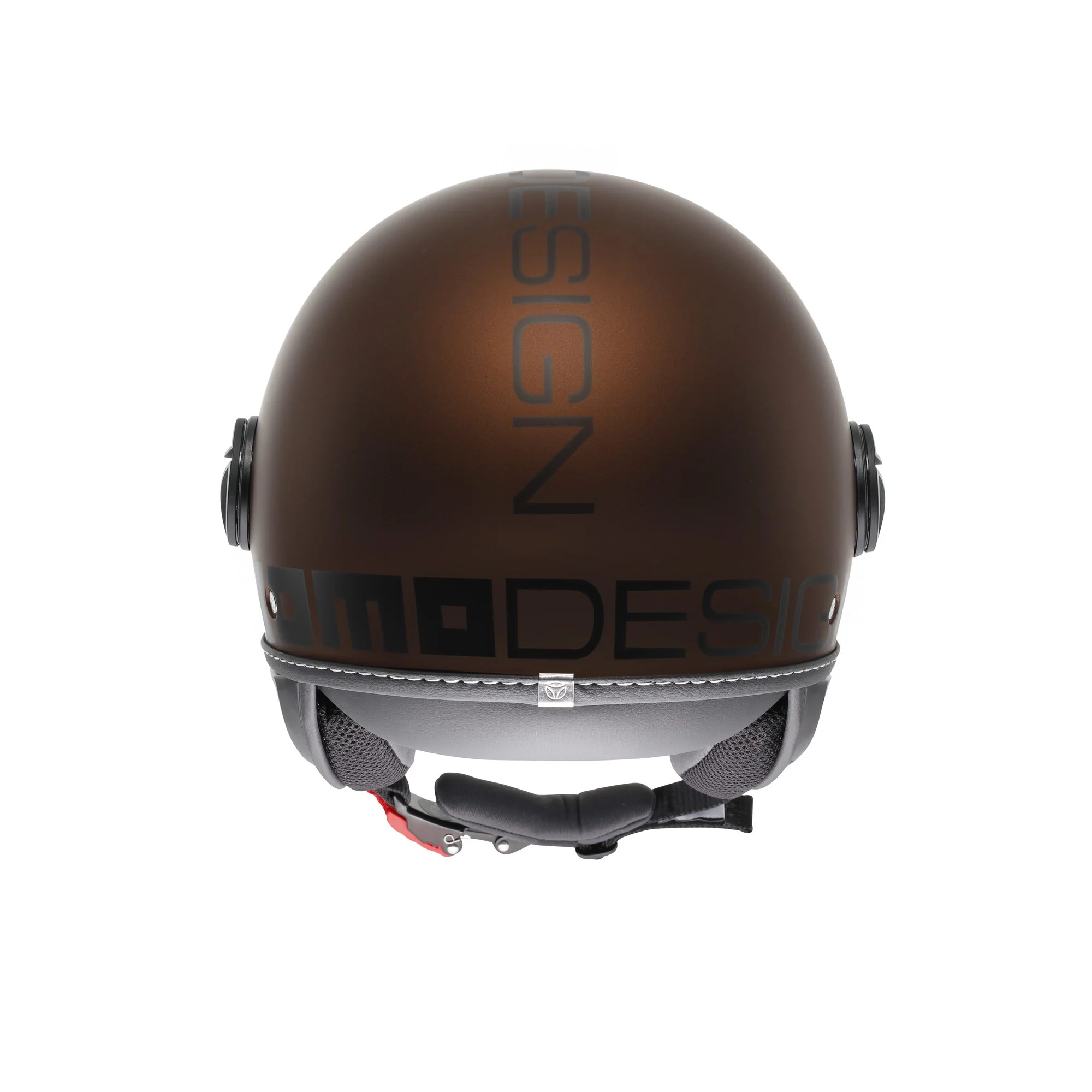 Casco moto jet FGTR EVO Mono E2206 espresso opaco / nero - Image 5