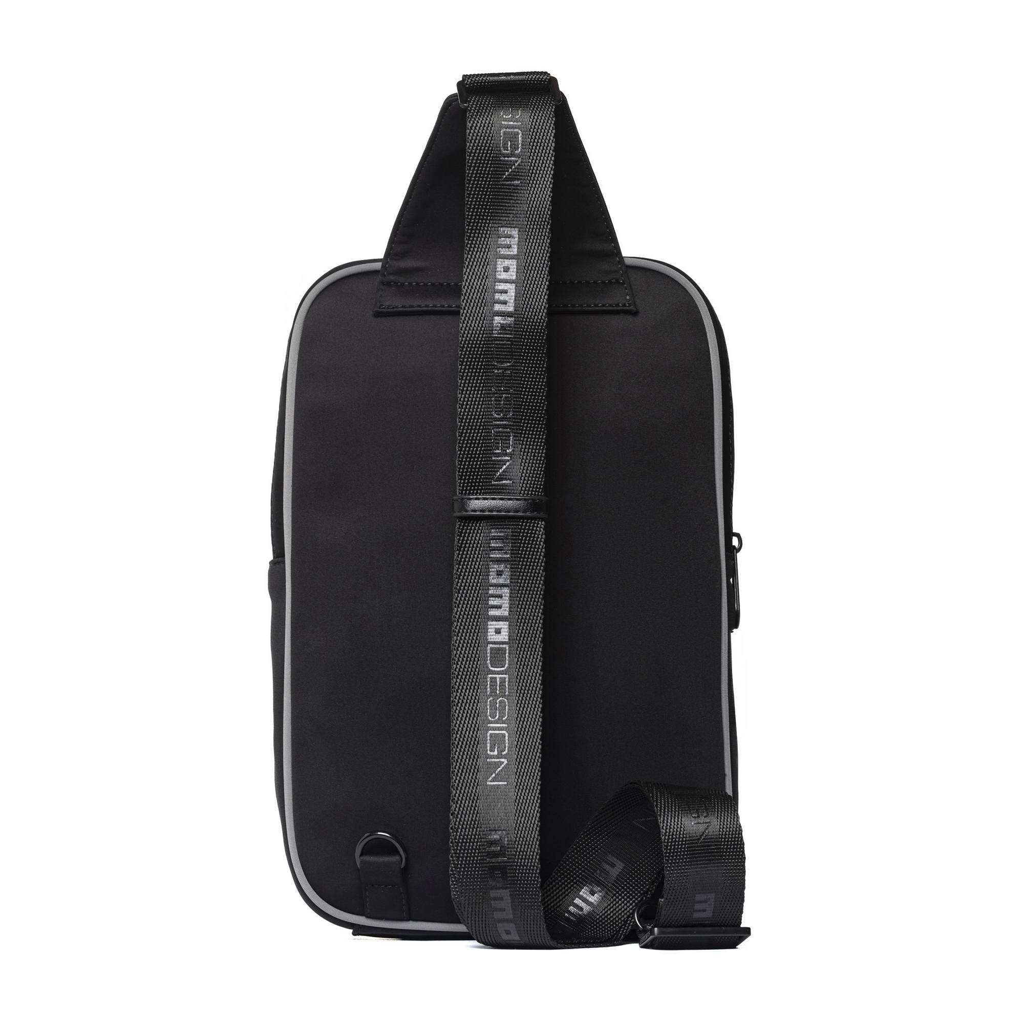 Momodesign borsa monospalla Alpha in nylon nero - Image 4