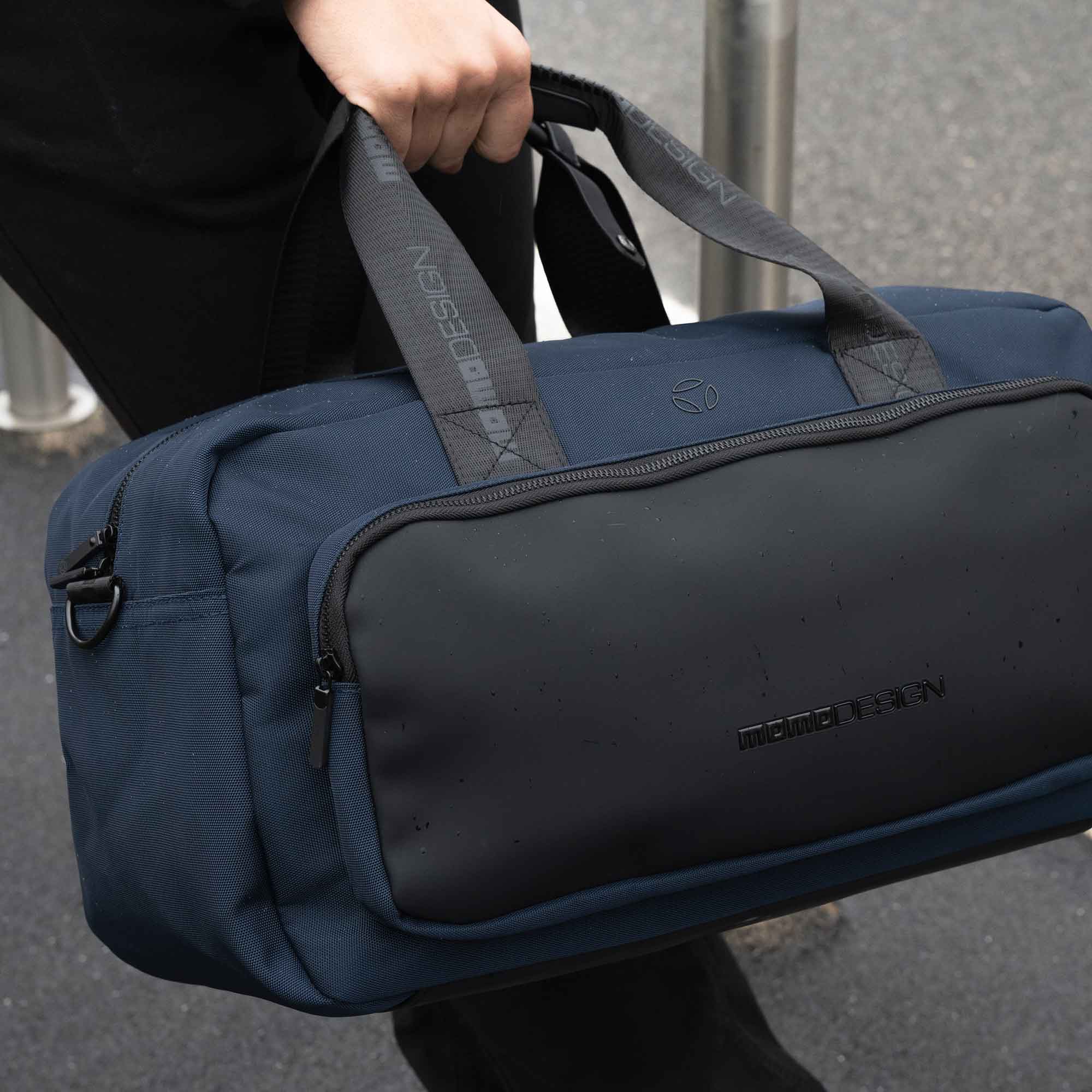 Momodesign Borsone Everyday in pe balistico blu e rubber nero - Image 2
