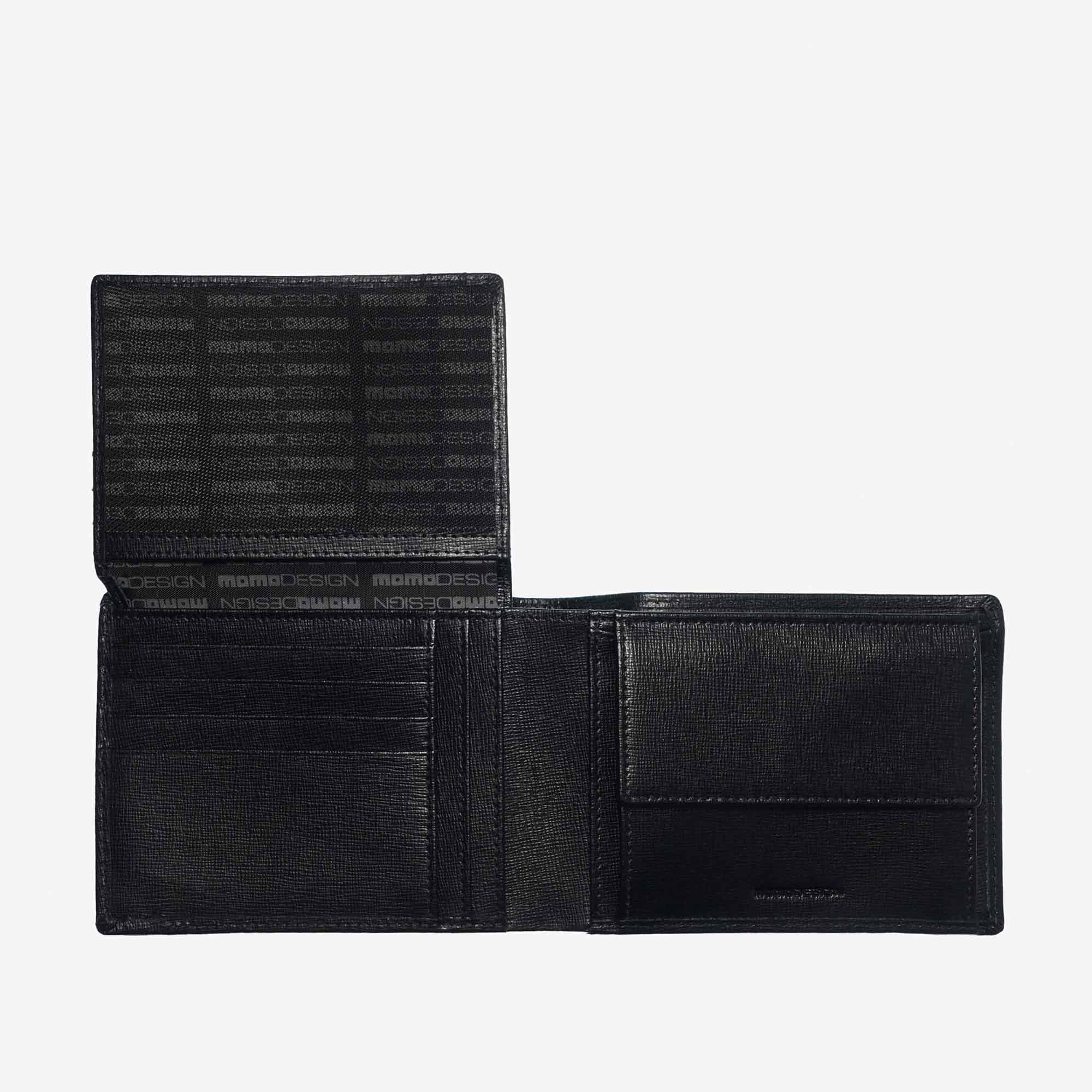 Momodesign Portafoglio in saffiano nero - Image 3