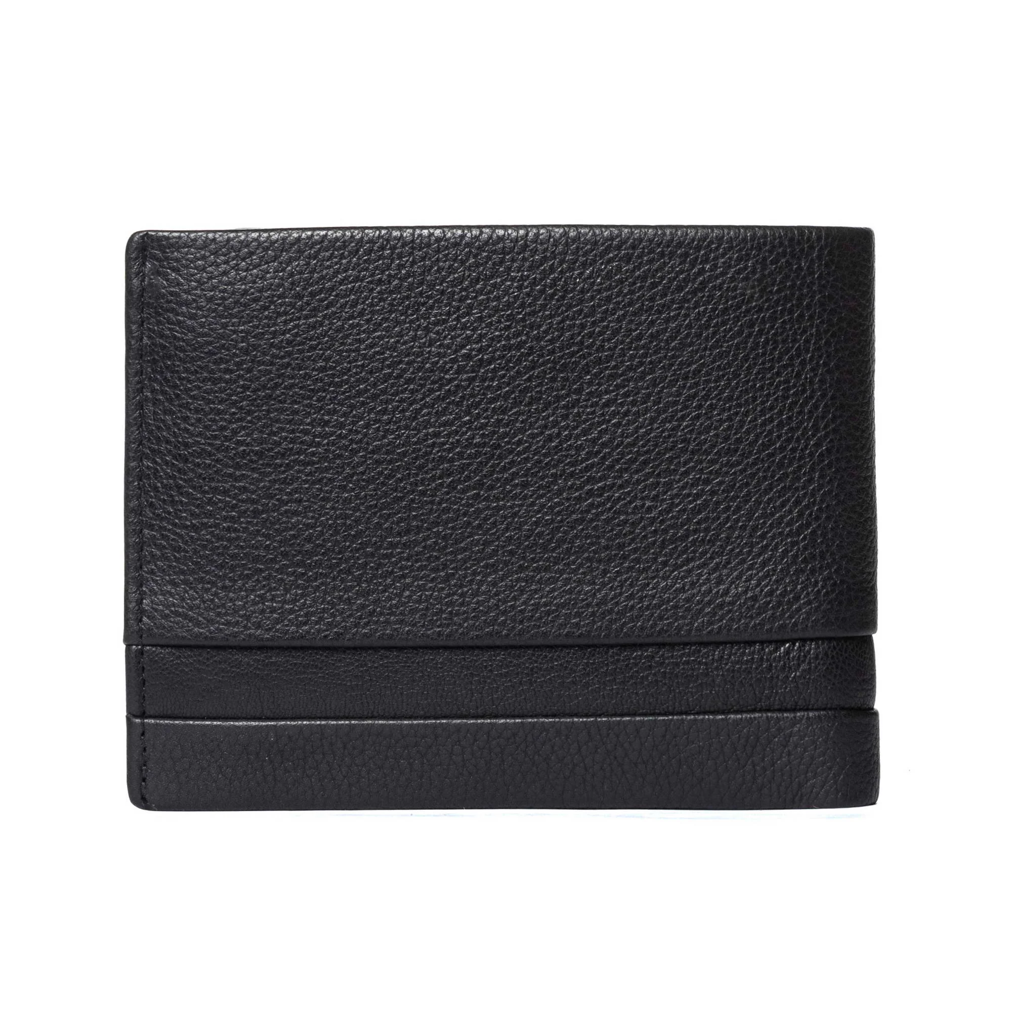 Momodesign portafoglio con portamonete Dollaro in vera pelle nero - Image 2