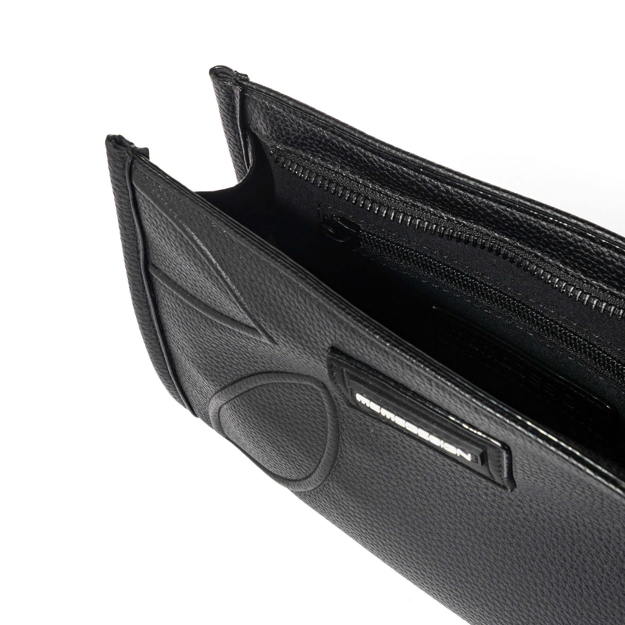 Momodesign pouch business Essential grande in dollaro PU Nera - Image 4