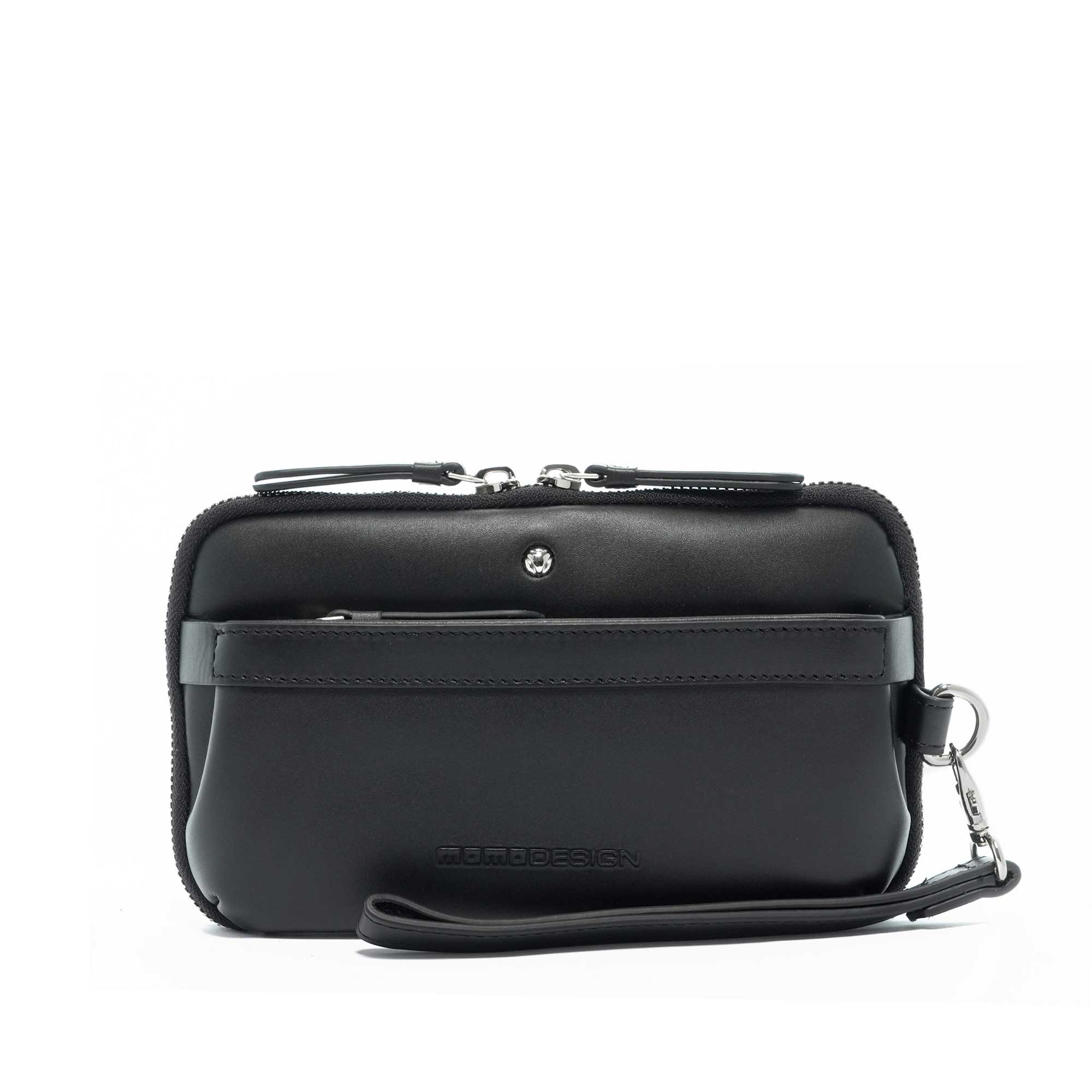 Momodesign Pouch in Pelle Nero