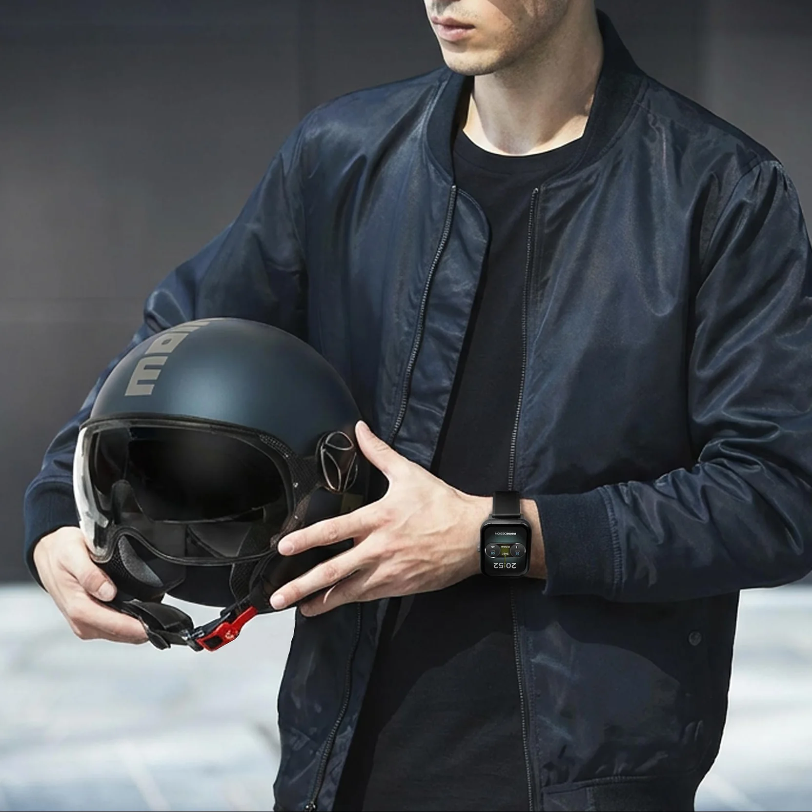 Momodesign smartwatch rettangolare Stealth TFT 1.83"/ IP67 pressione sanguigna e frequenza cardiaca - Image 5