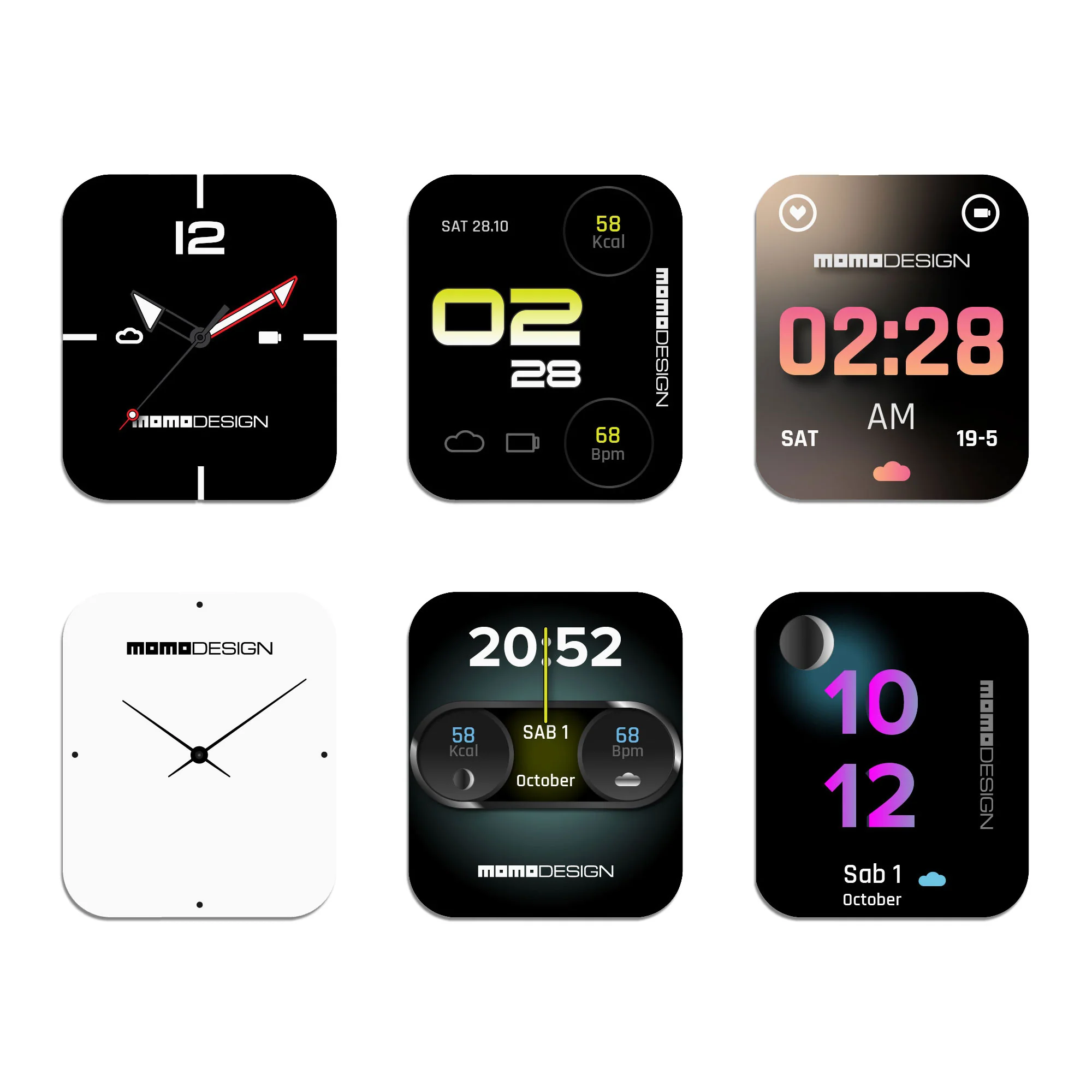 Momodesign smartwatch rettangolare Stealth TFT 1.83"/ IP67 pressione sanguigna e frequenza cardiaca - Image 8