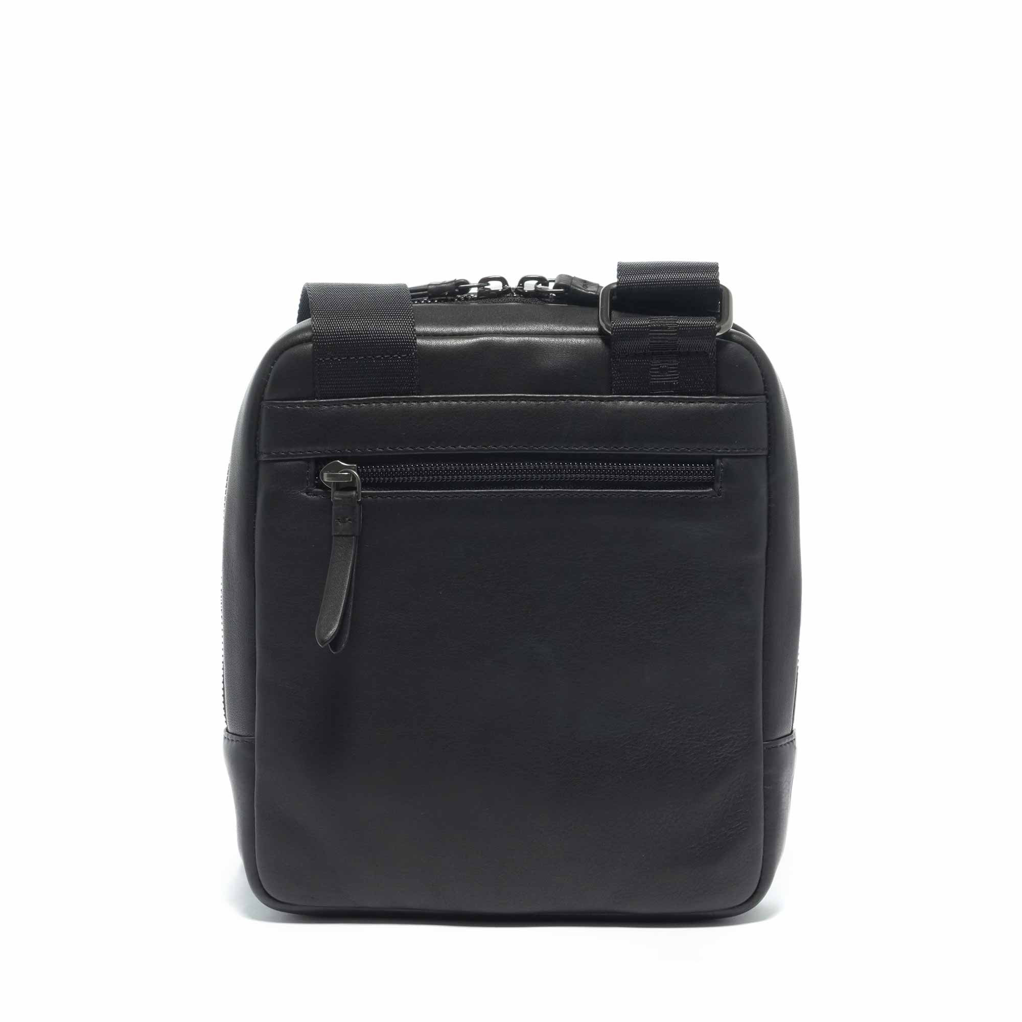 Momodesign Tracolla Business Logo in Pelle Nera - Image 3