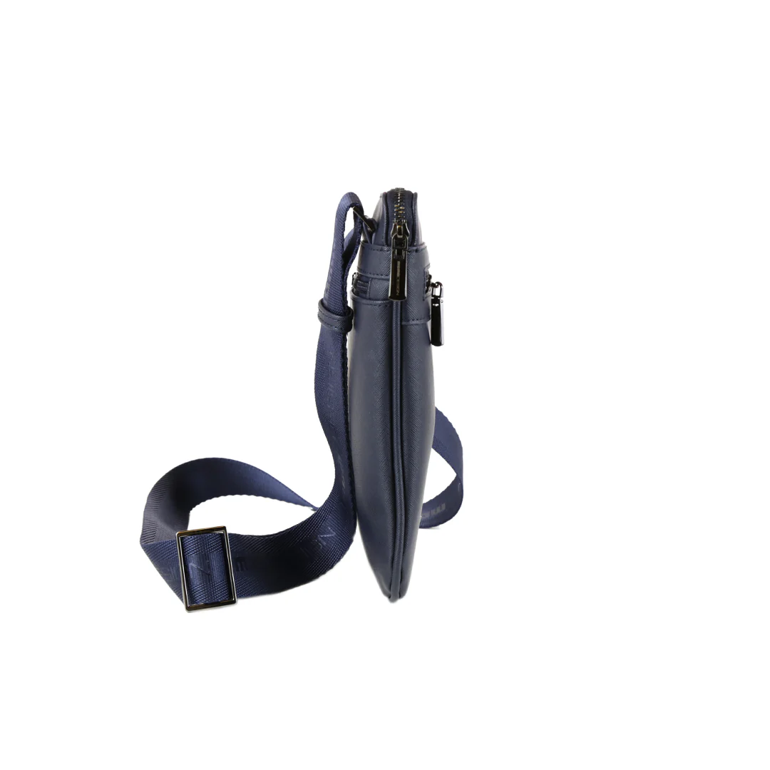 Momodesign Tracolla Business Unico in Saffiano Blu - Image 3