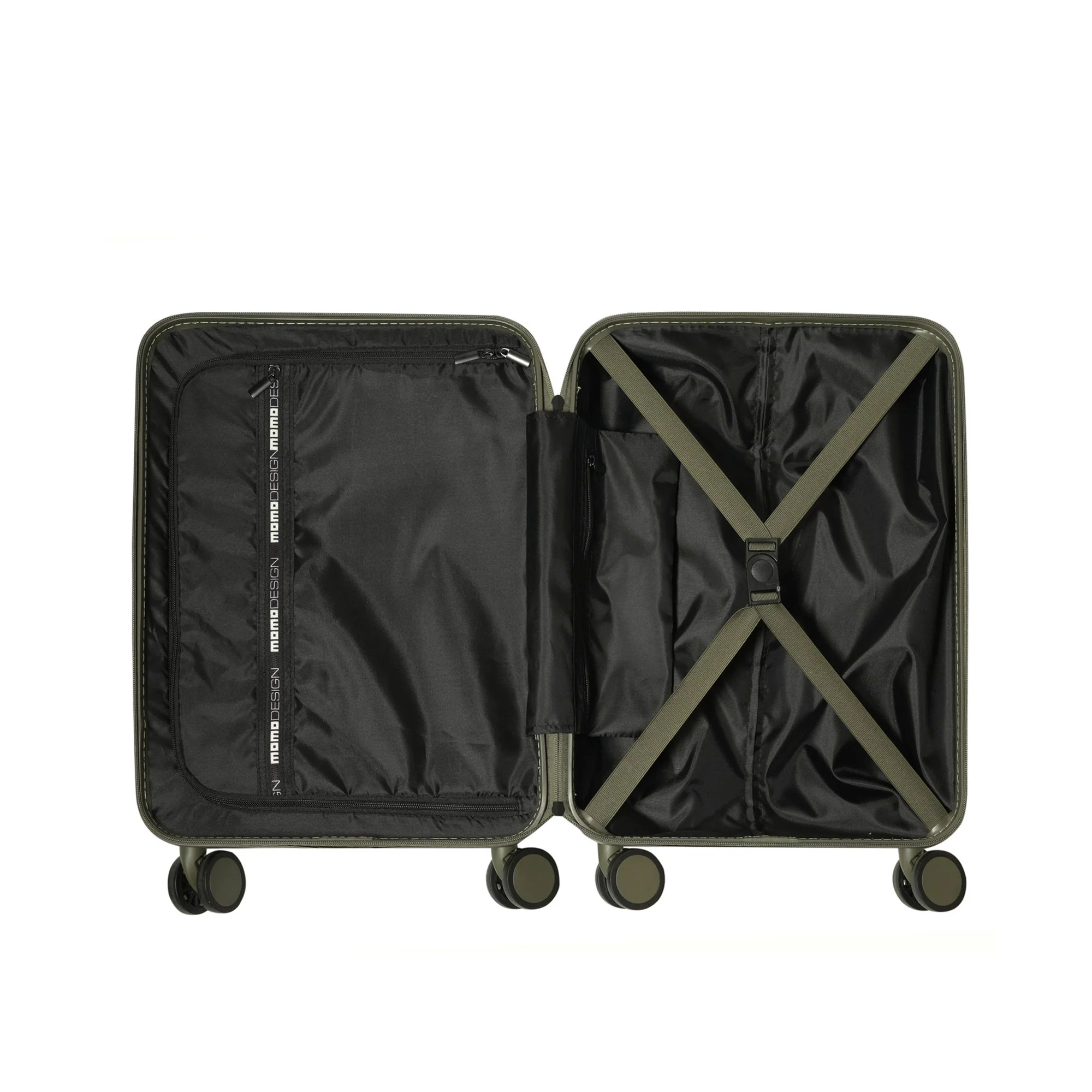 MOMODESIGN Trolley piccolo verde militare decal nera - Image 7