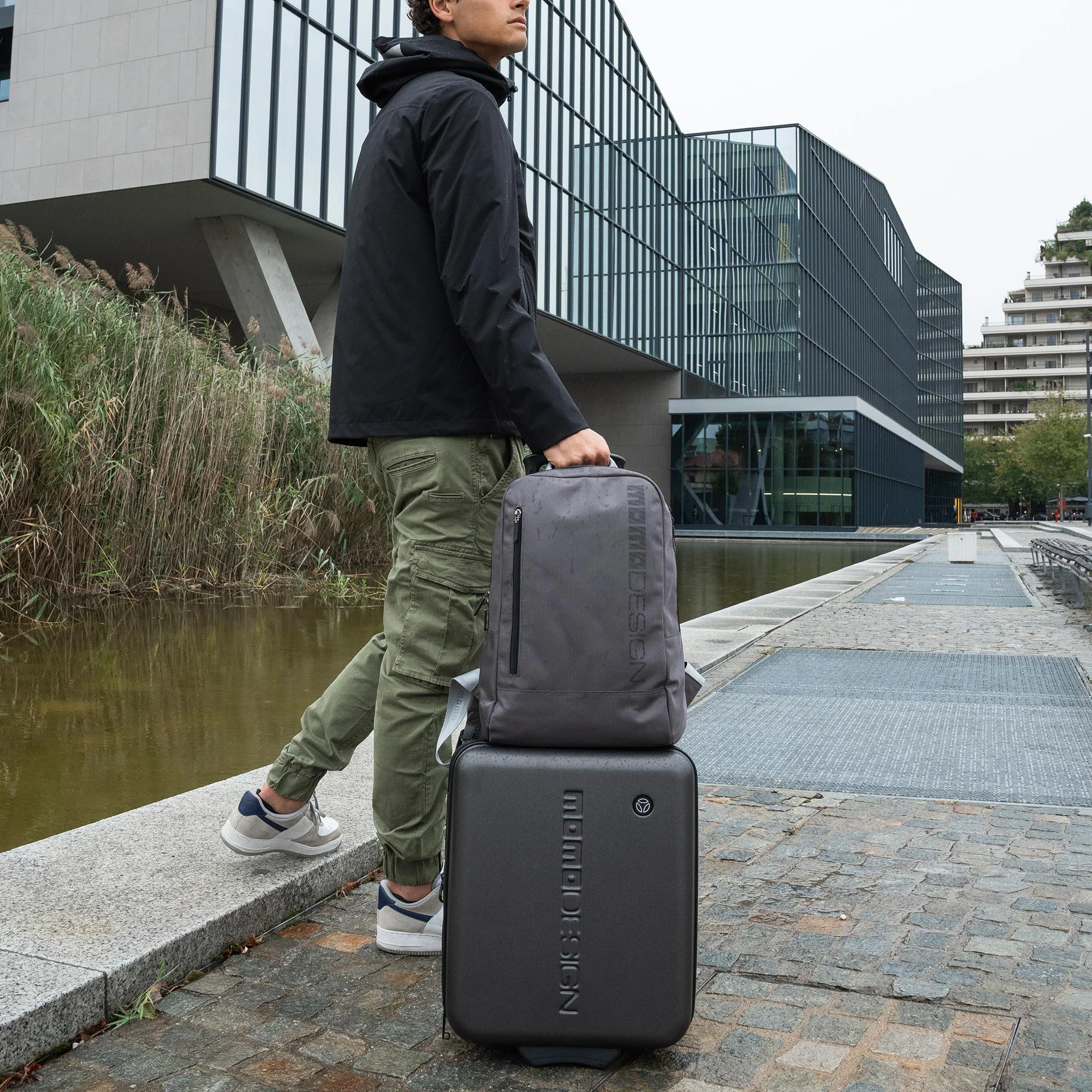 MOMODESIGN Trolley underseat grigio - Image 8
