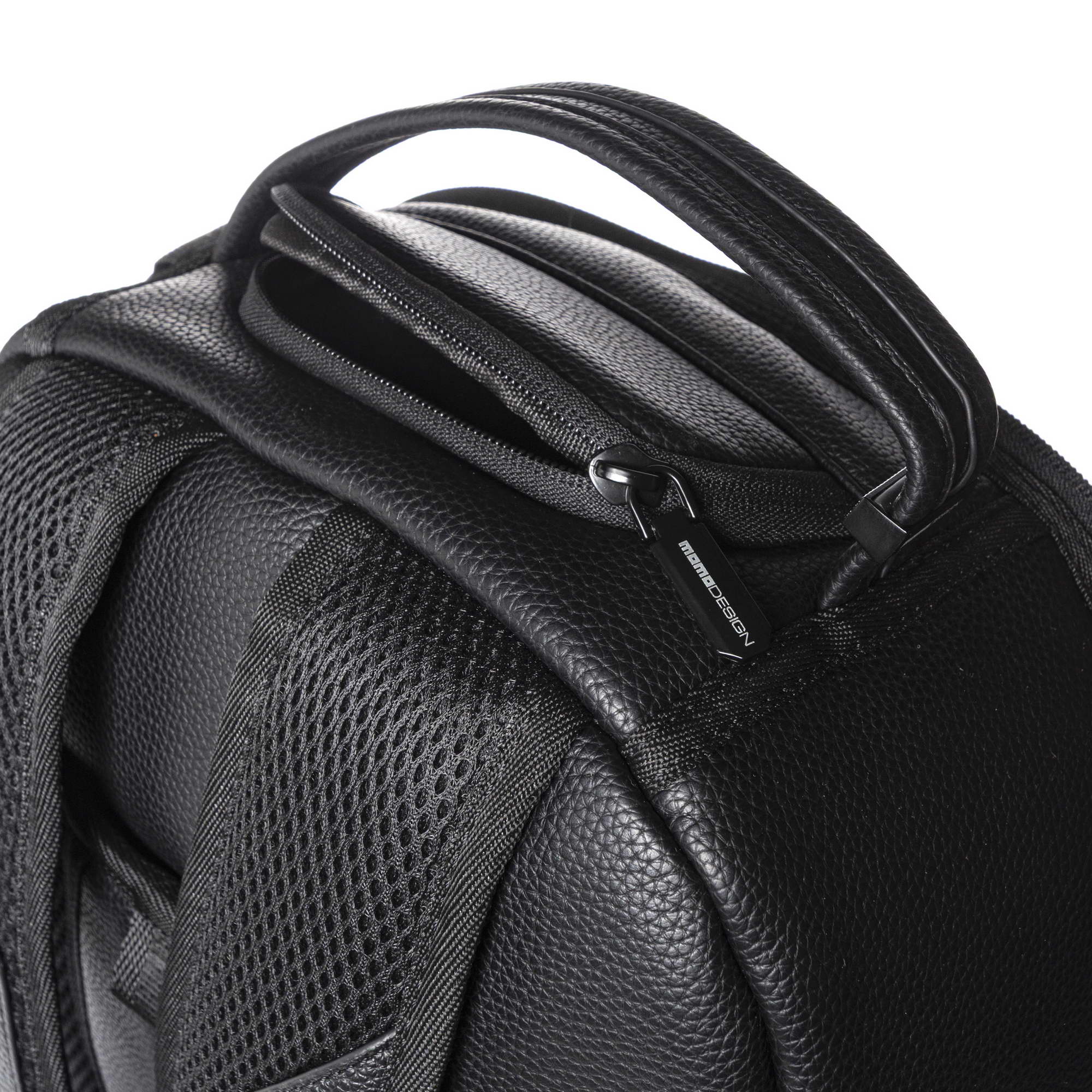 Momodesign Zaino Urban Essential grande in dollaro PU Nero - Image 6