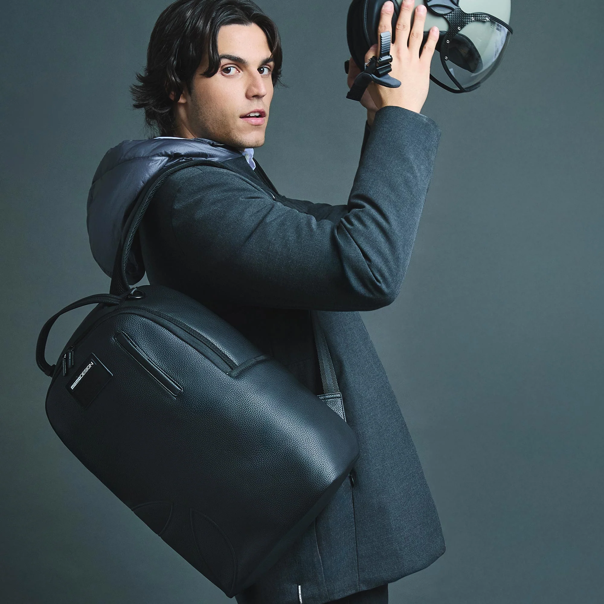 Momodesign Zaino Urban Essential grande in dollaro PU Nero - Image 8