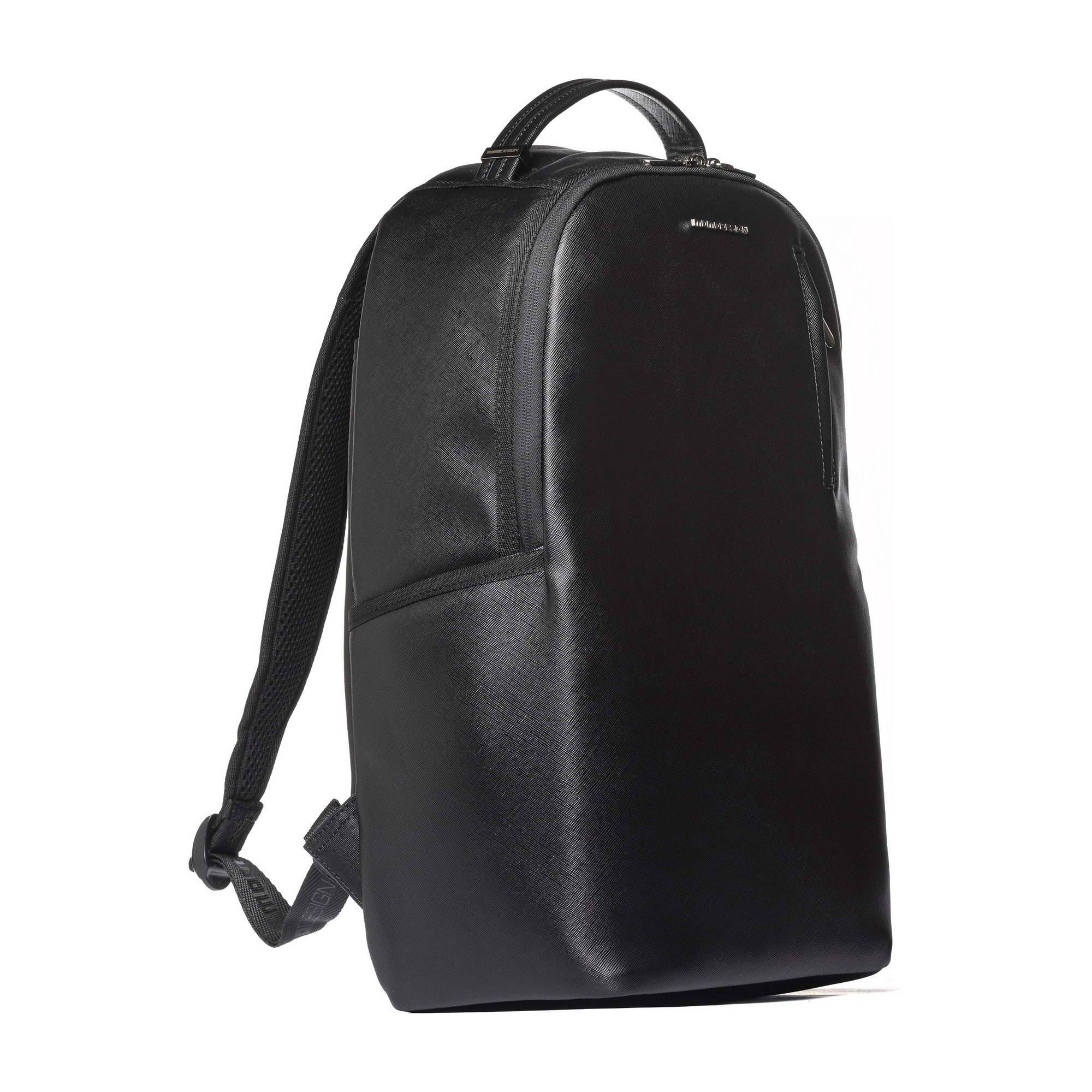Momodesign zaino business Work saffiano grande in saffiano PU nero - Image 3