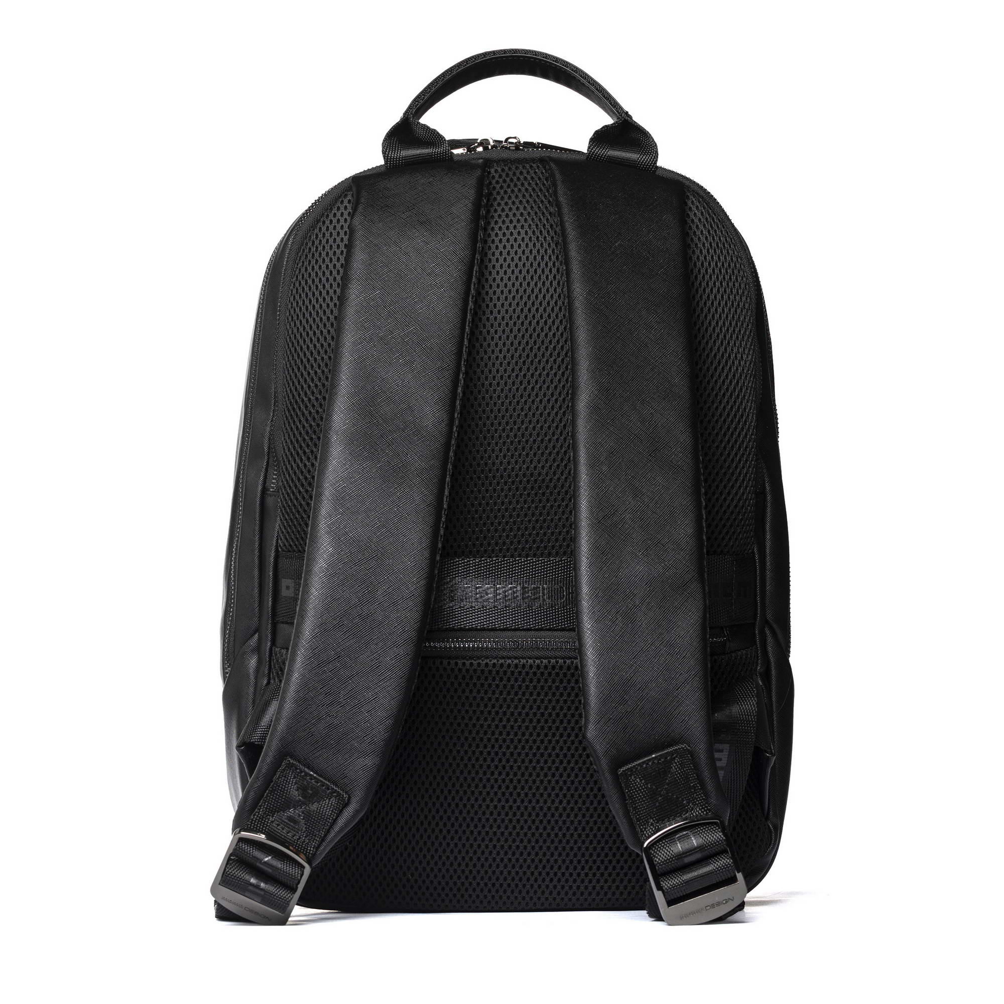 Momodesign zaino business Work saffiano medio in saffiano PU nero - Image 3