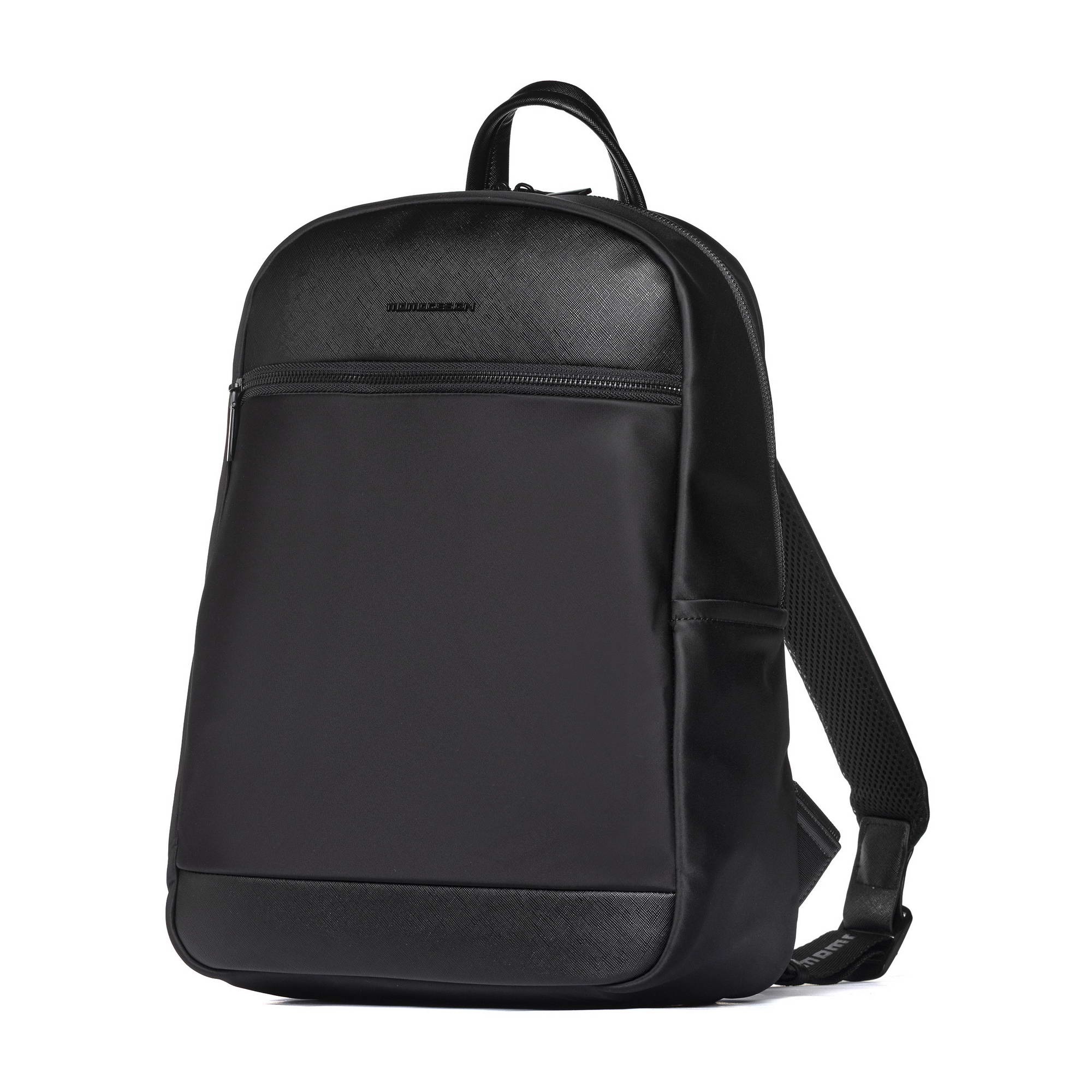 Momodesign zaino business Work saffiano medio in saffiano PU e nylon nero - Image 3
