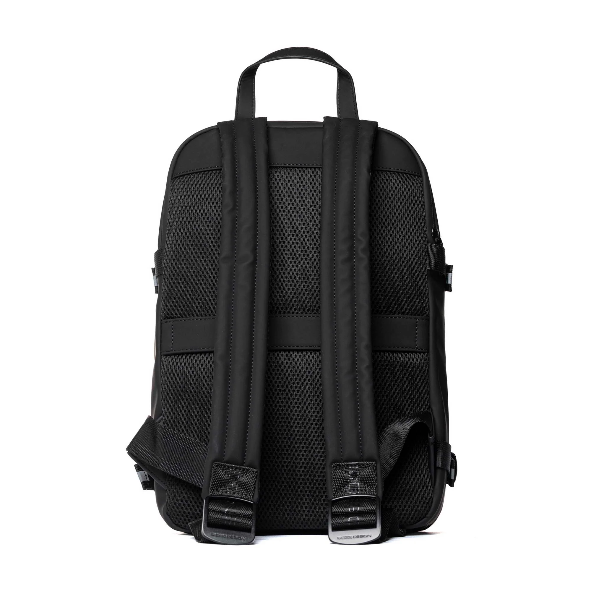 Momodesign zaino Rubber nero con fasce riflettenti - Image 4