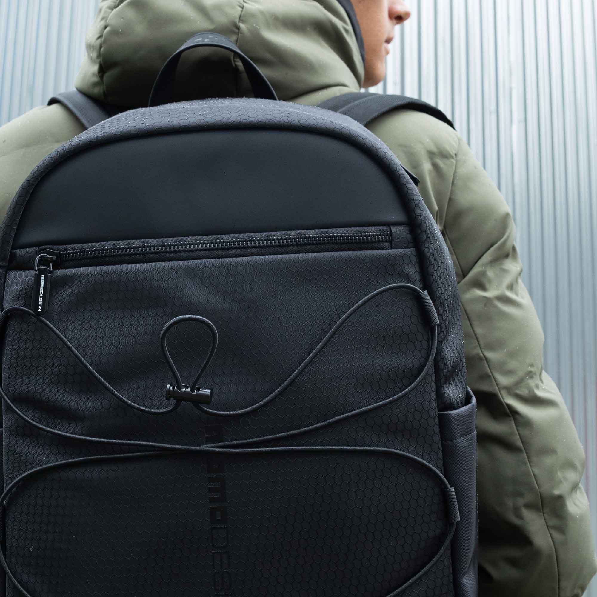 Momodesign Zaino Sportivo Adventure con elastico nero - Image 6