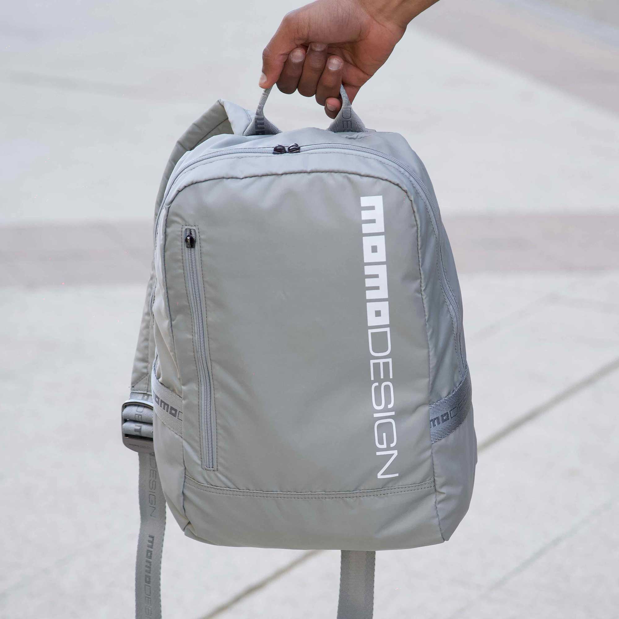 Momodesign Zaino Sportivo Gear Grigio Chiaro / Bianco - Image 2