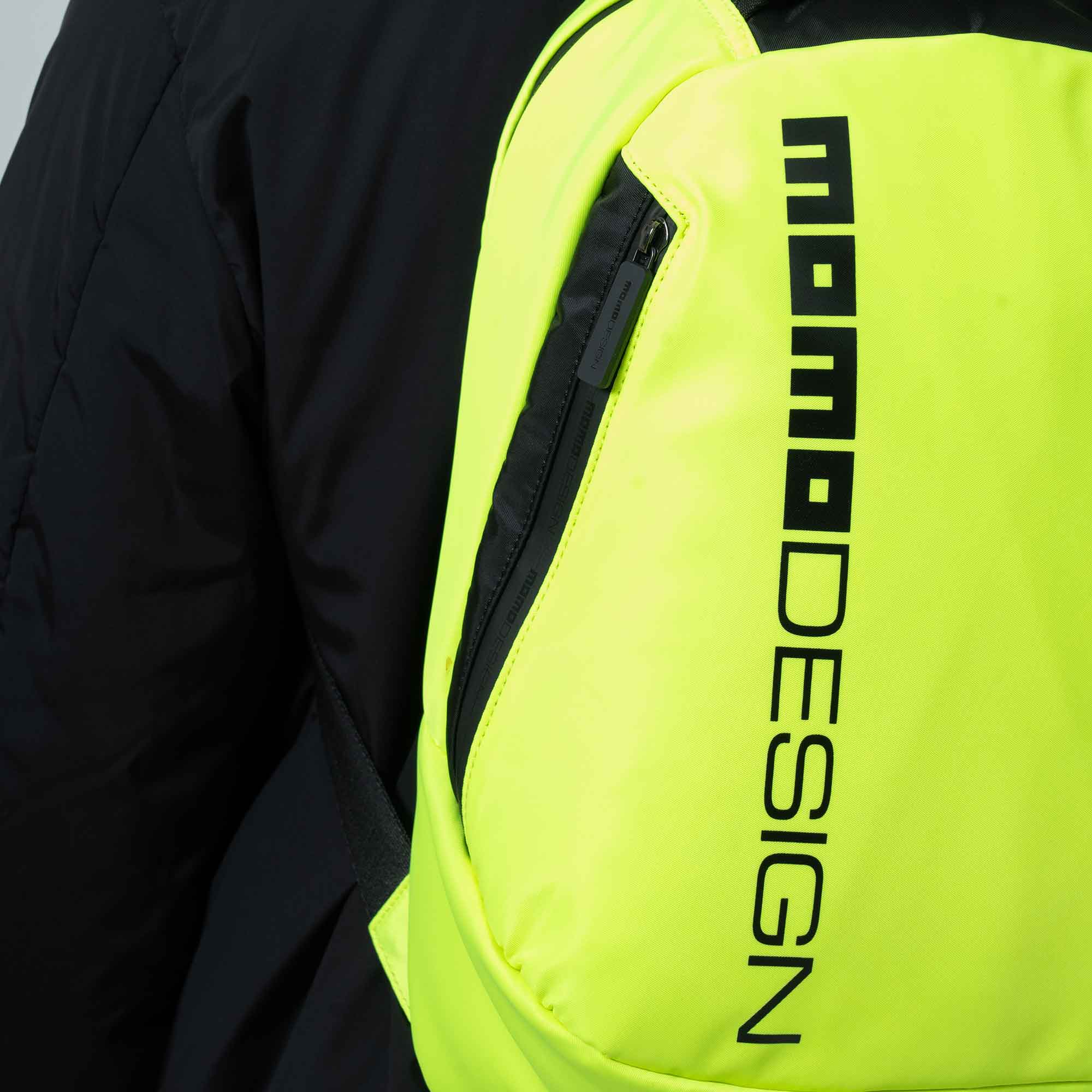 Momodesign Zaino Sportivo OVO Giallo Fluo / Nero - Image 3