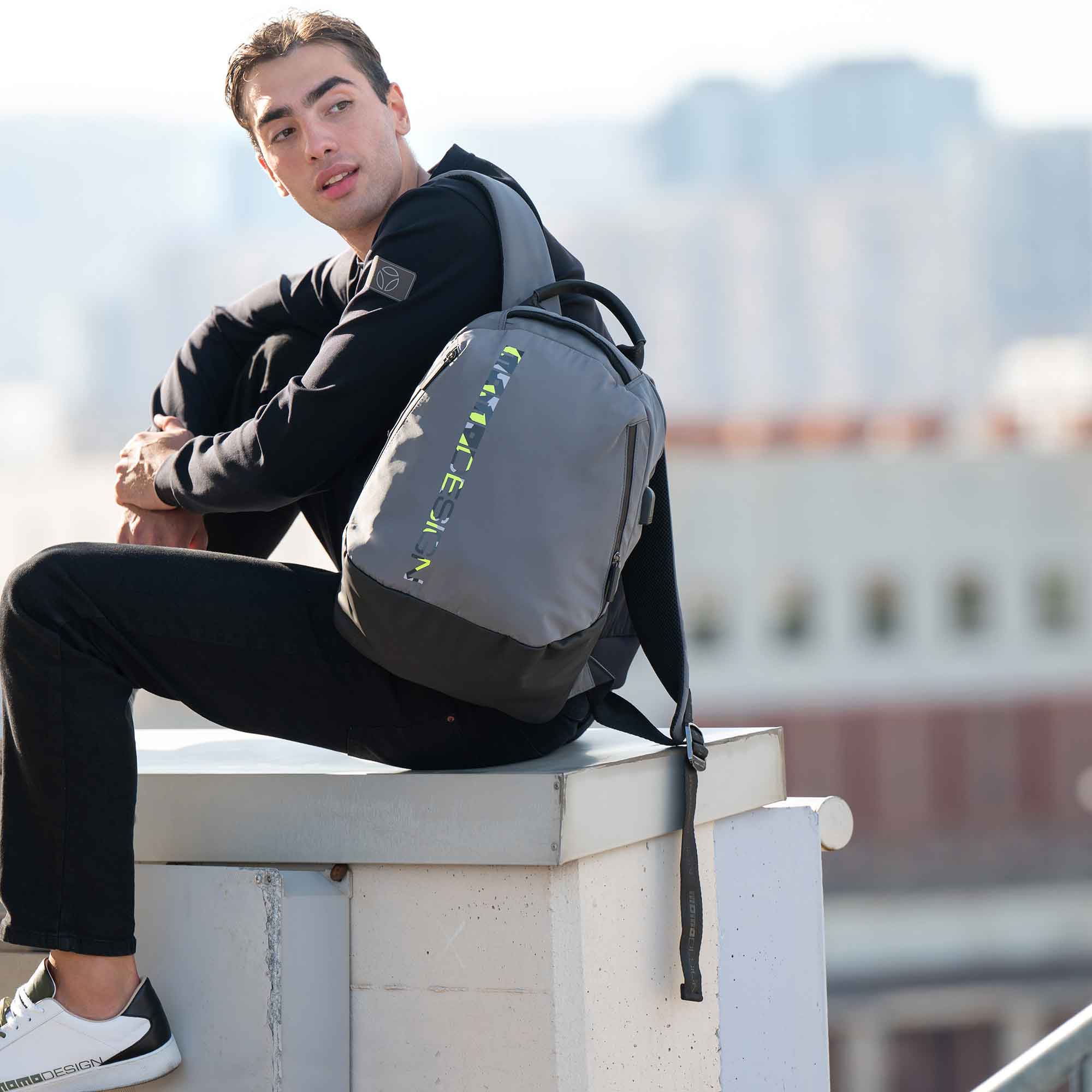 Momodesign Zaino Sportivo Ovo Grigio / Nero / Camouflage - Image 3