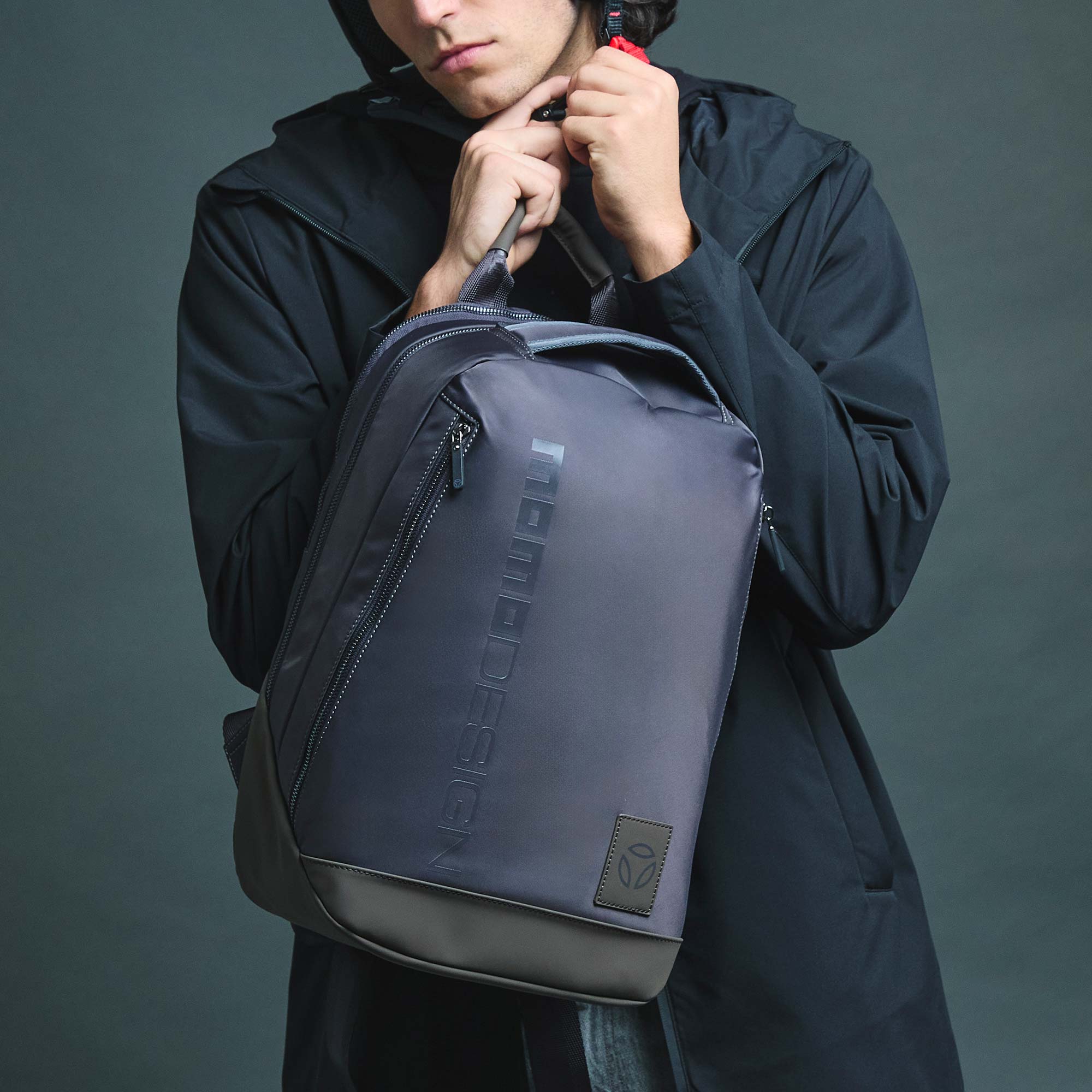 Momodesign zaino sportivo Ovo plus grande in nylon blu - Image 7
