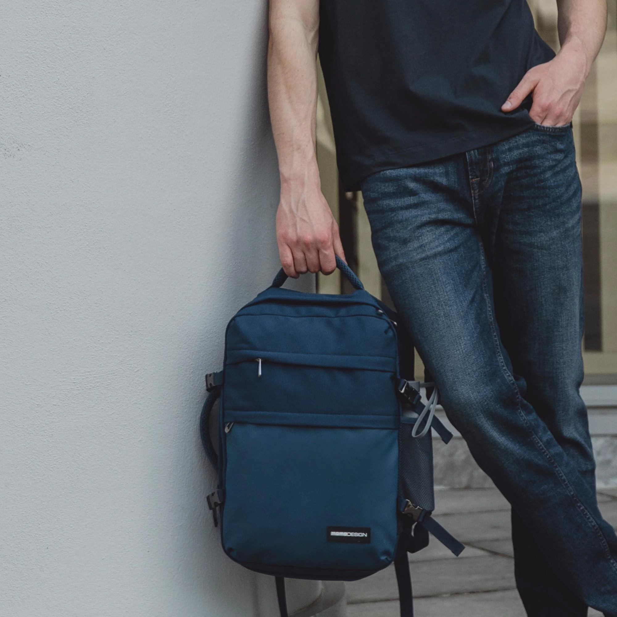 Momodesign Zaino Bagaglio a Mano Alpha Travel Blu - Image 6