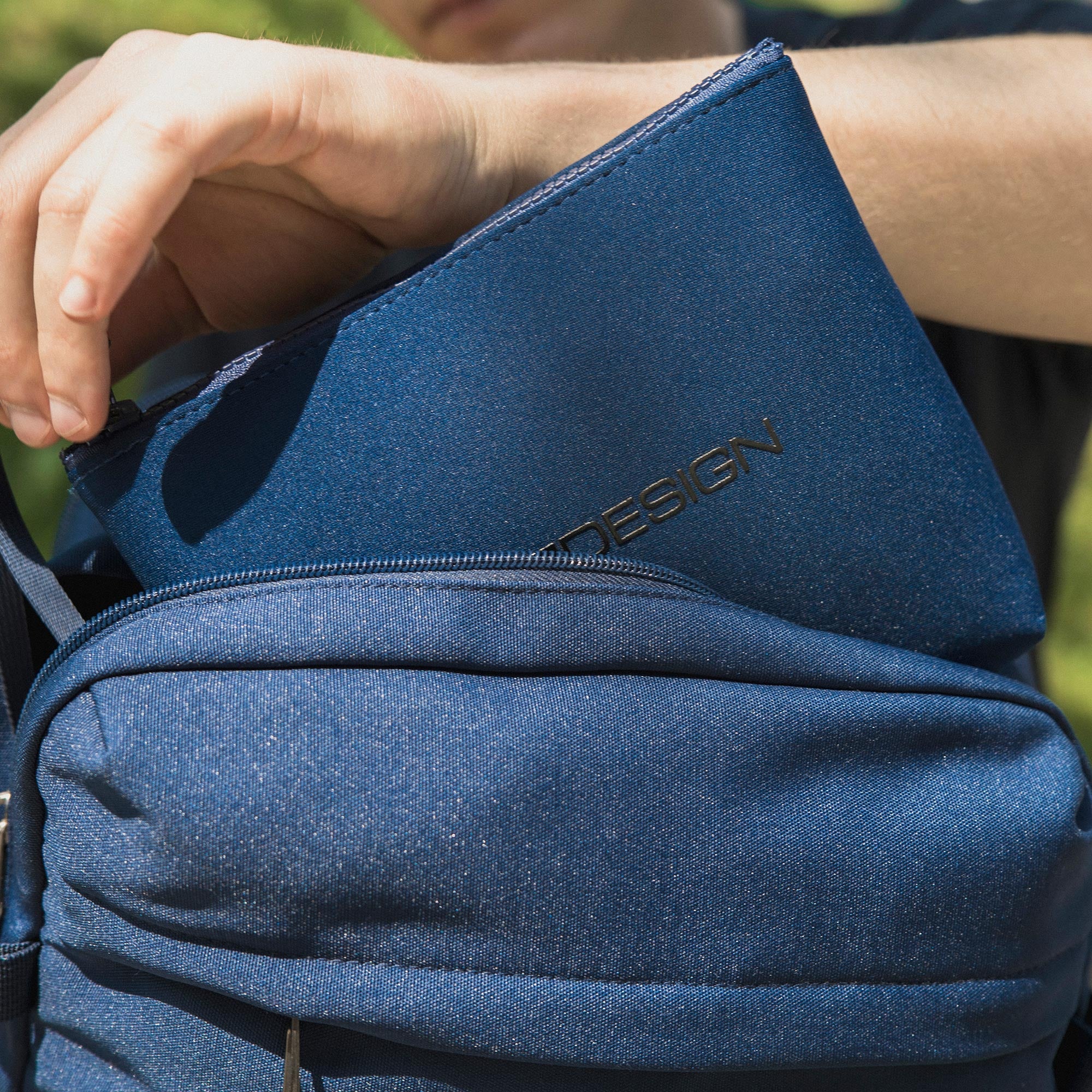 Momodesign Zaino Bagaglio a Mano Alpha Travel Blu - Image 8