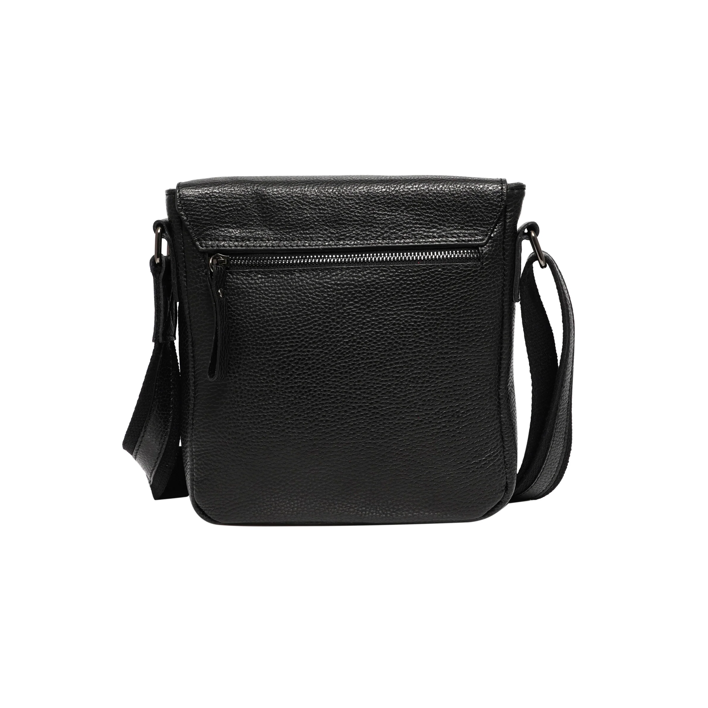 Momodesign Tracolla in vera pelle martellata nera - Image 2