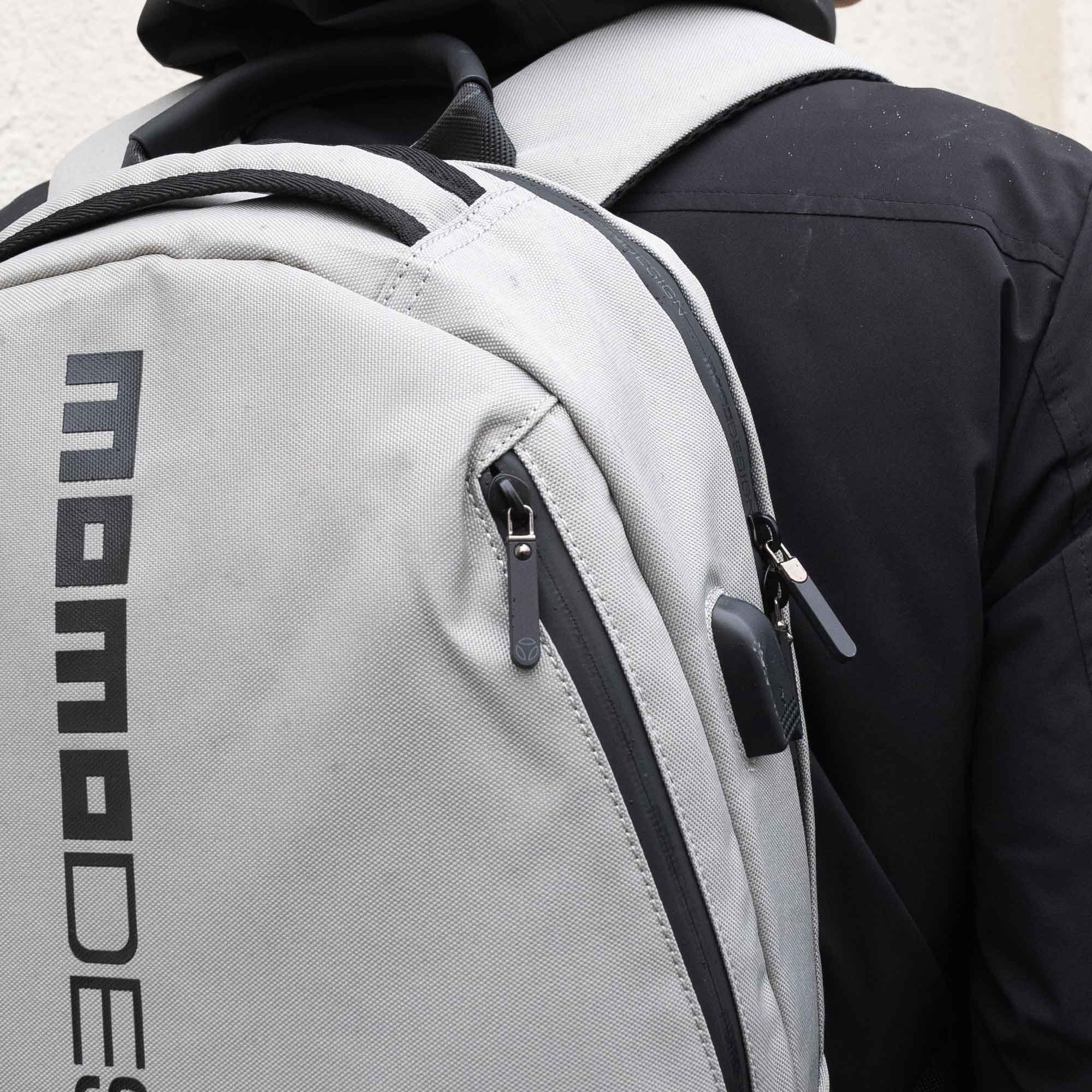 Zaino sportivo Momodesign OVO Trend grigio decal nera - Image 2
